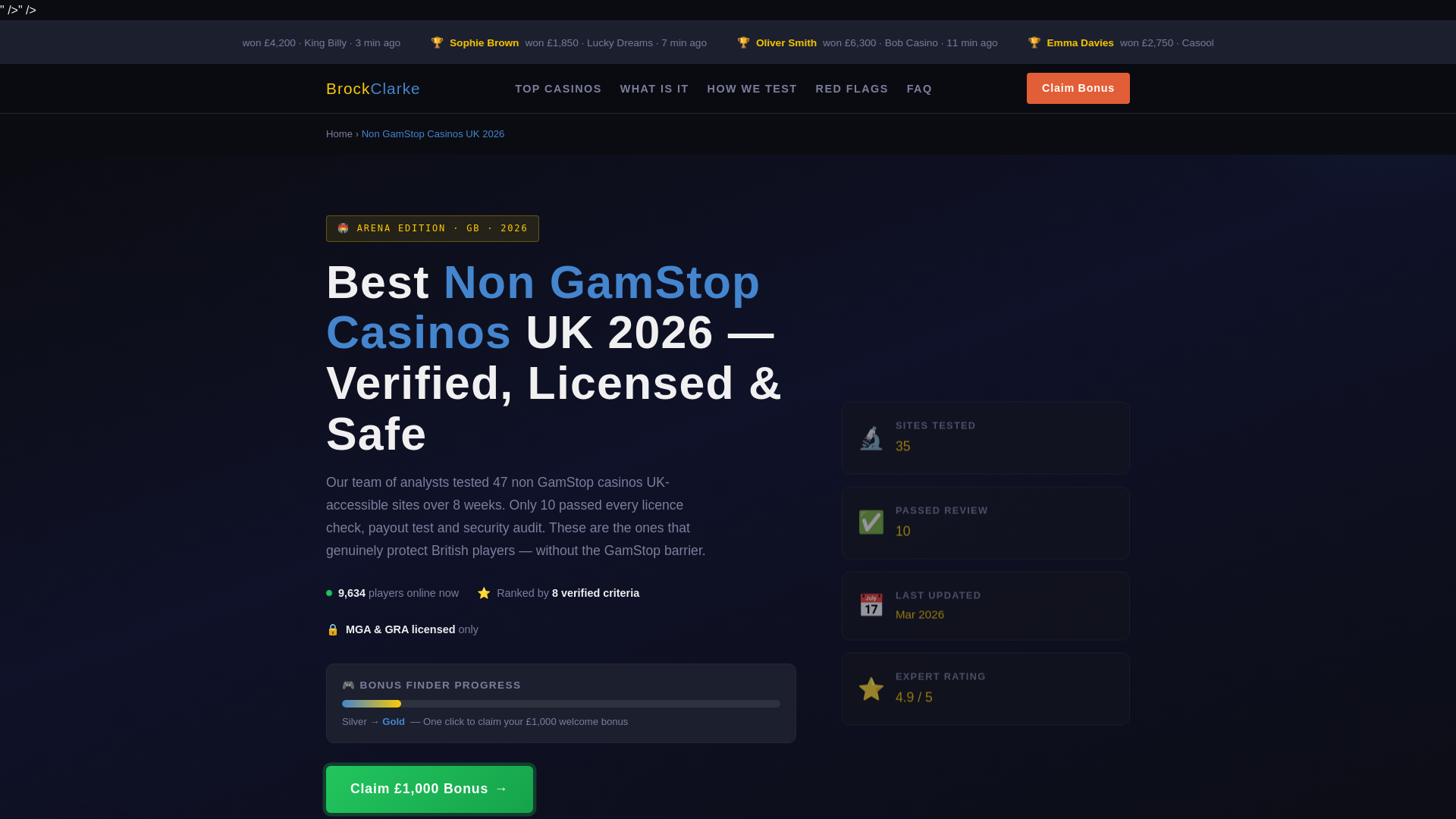 website screenshot of https://brockclarke-com.pages.dev/