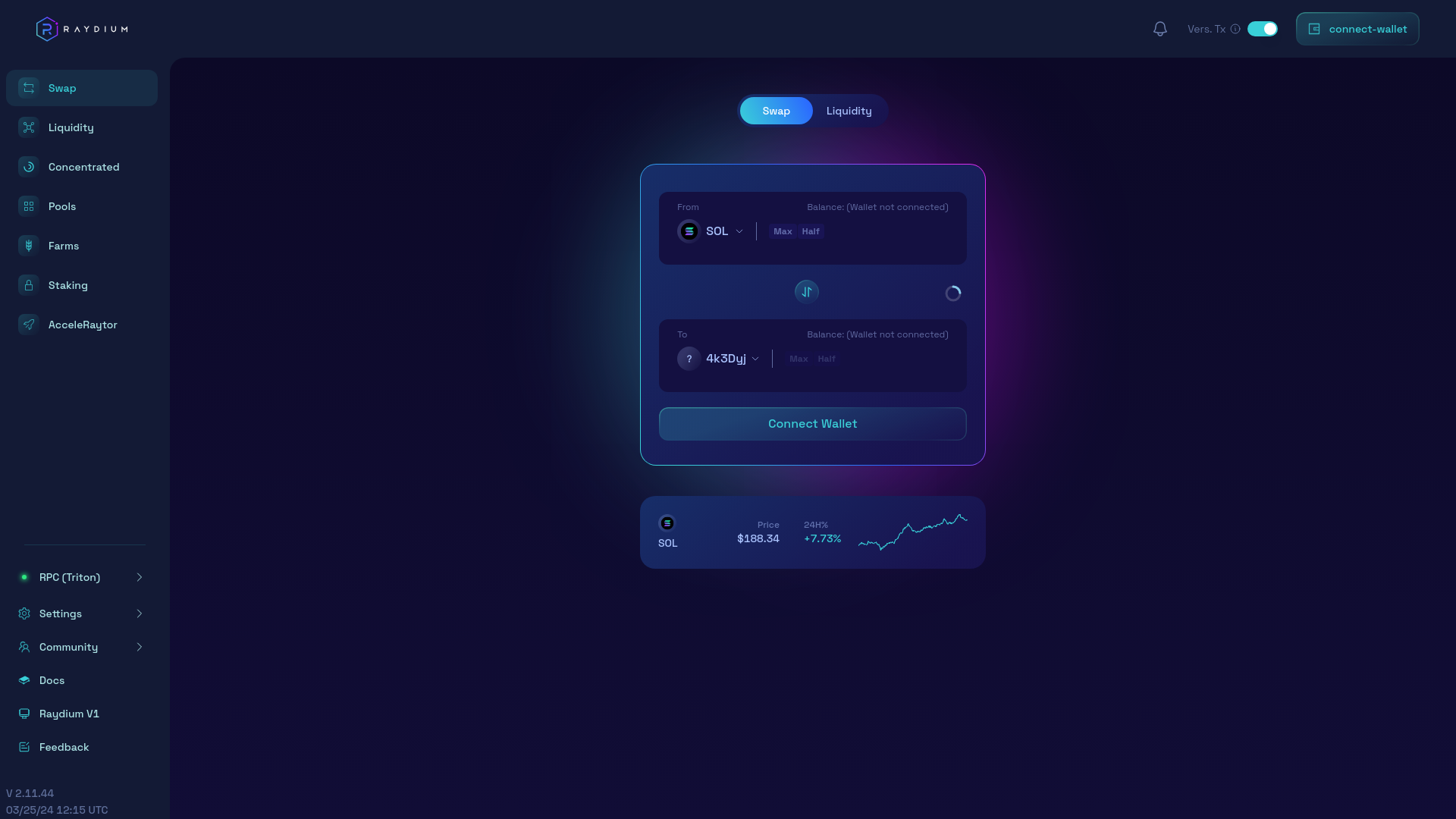 website screenshot of https://dappsprojectsystem.pages.dev