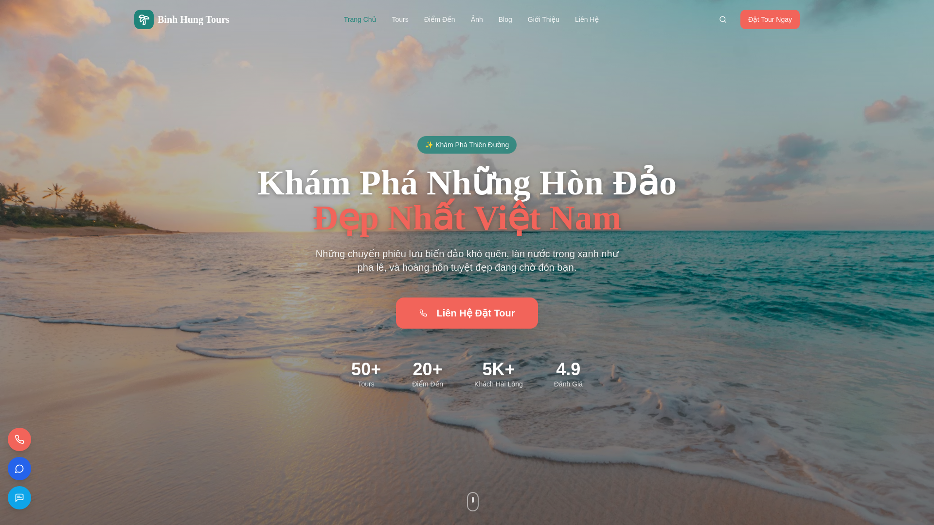 website screenshot of https://phebinhhung.com/