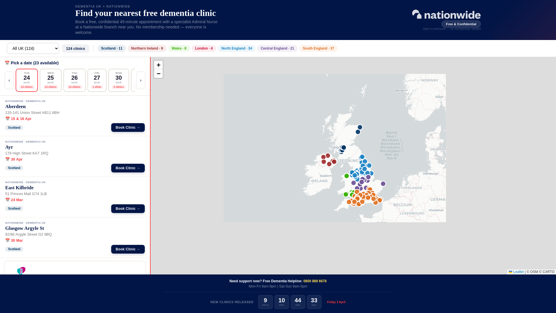 website screenshot of https://dementiafinder.pages.dev/