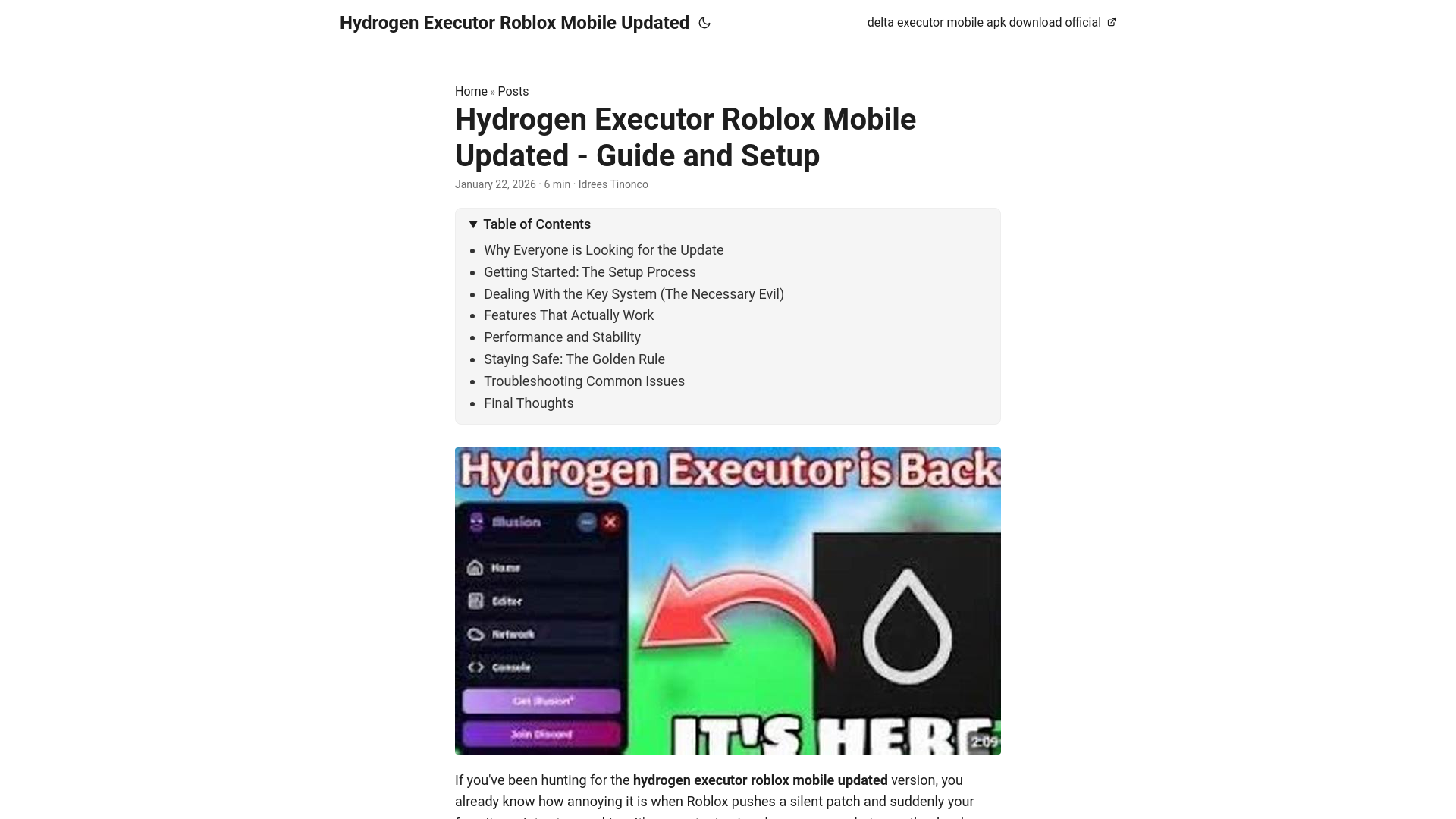 website screenshot of https://hydrogenexecutorrobloxmobileupdated.pages.dev/