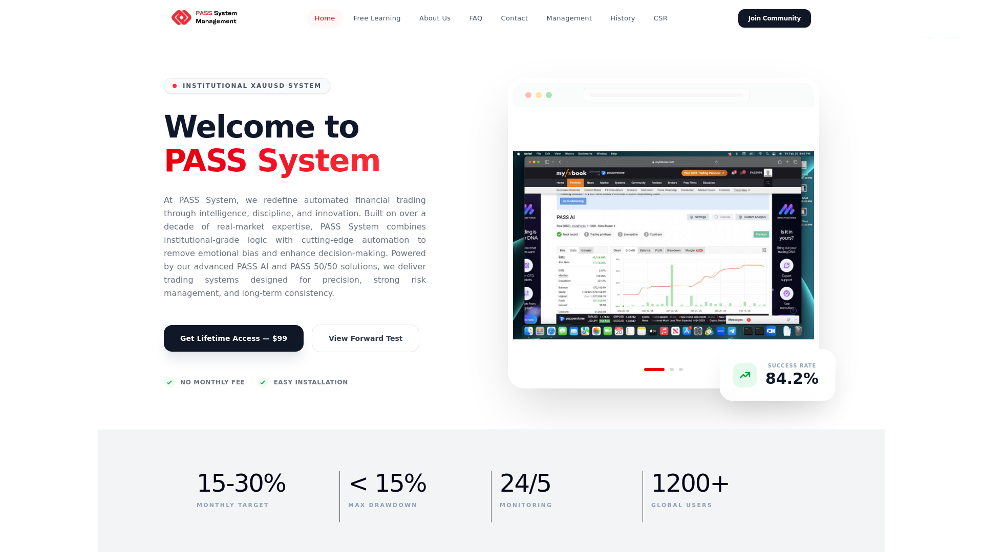 website screenshot of https://passcapitalconsultant.com/