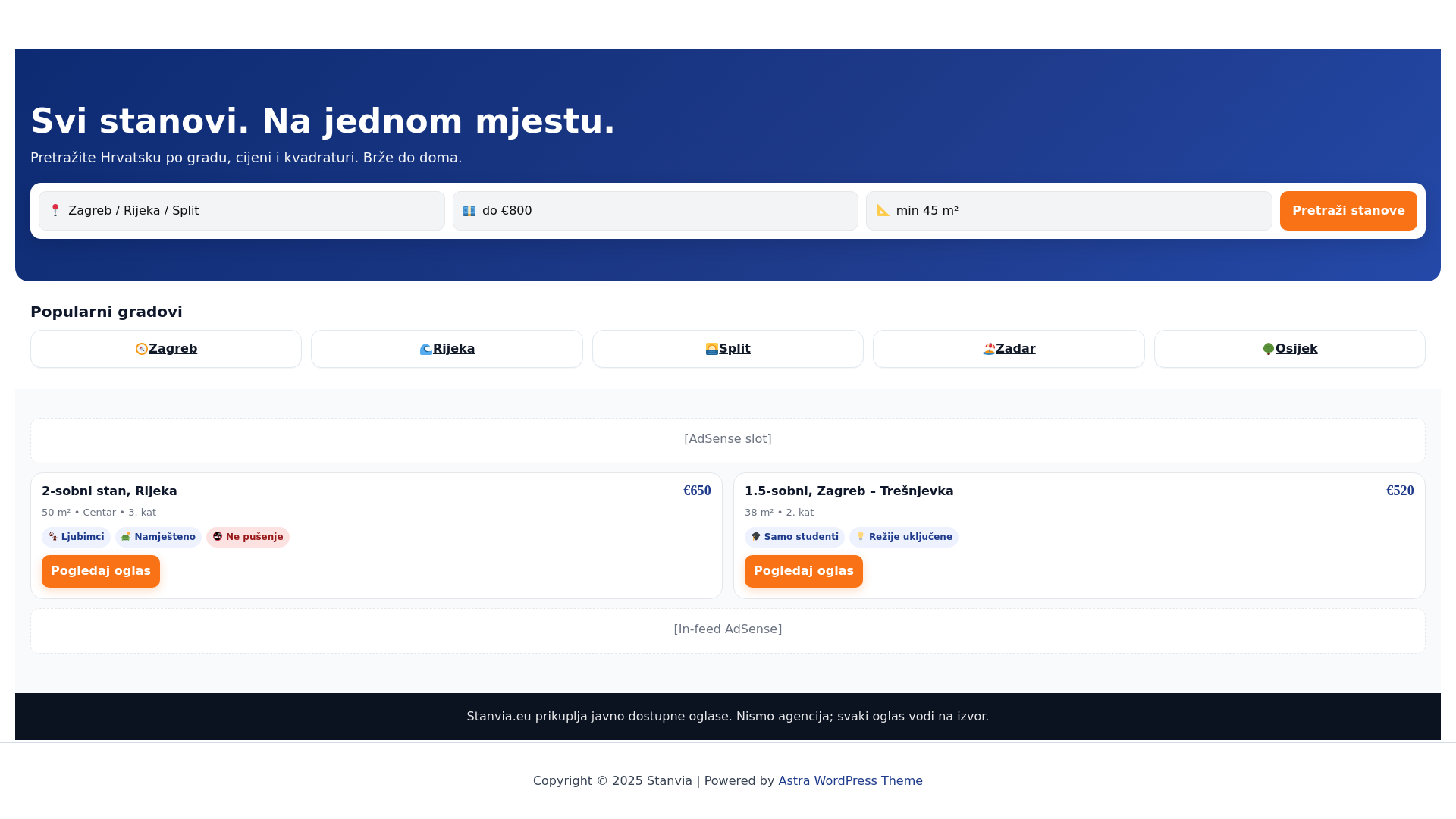website screenshot of https://stanvia.eu/