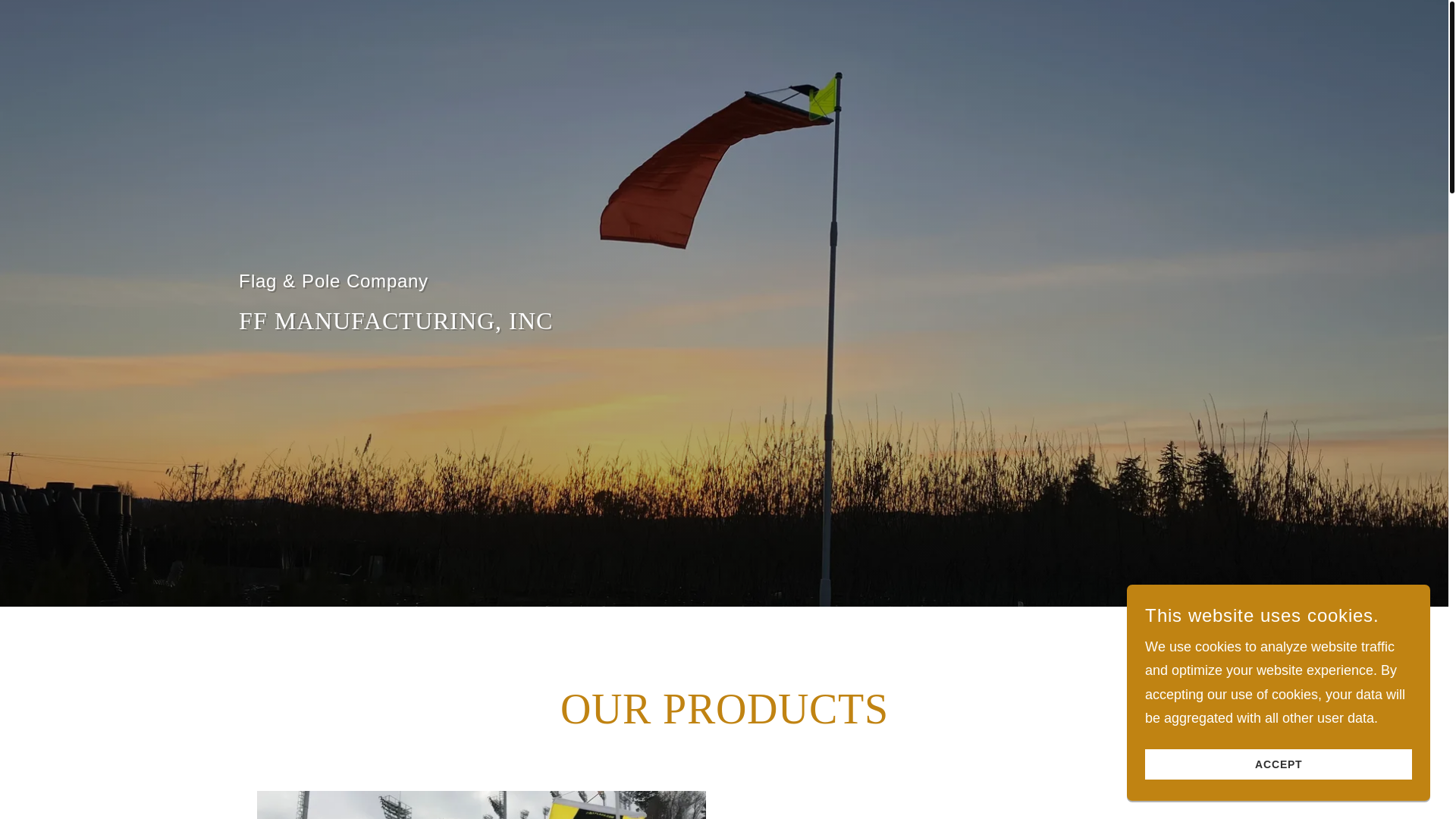 website screenshot of https://oregonflagpole.com/