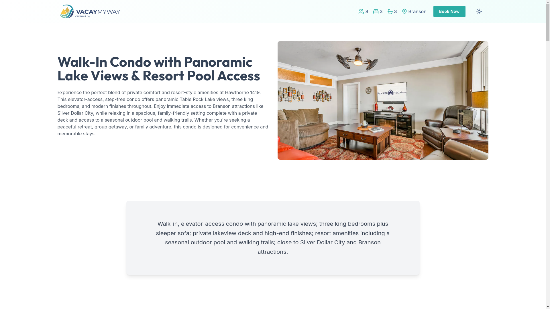 website screenshot of https://lakehavendeck.house/
