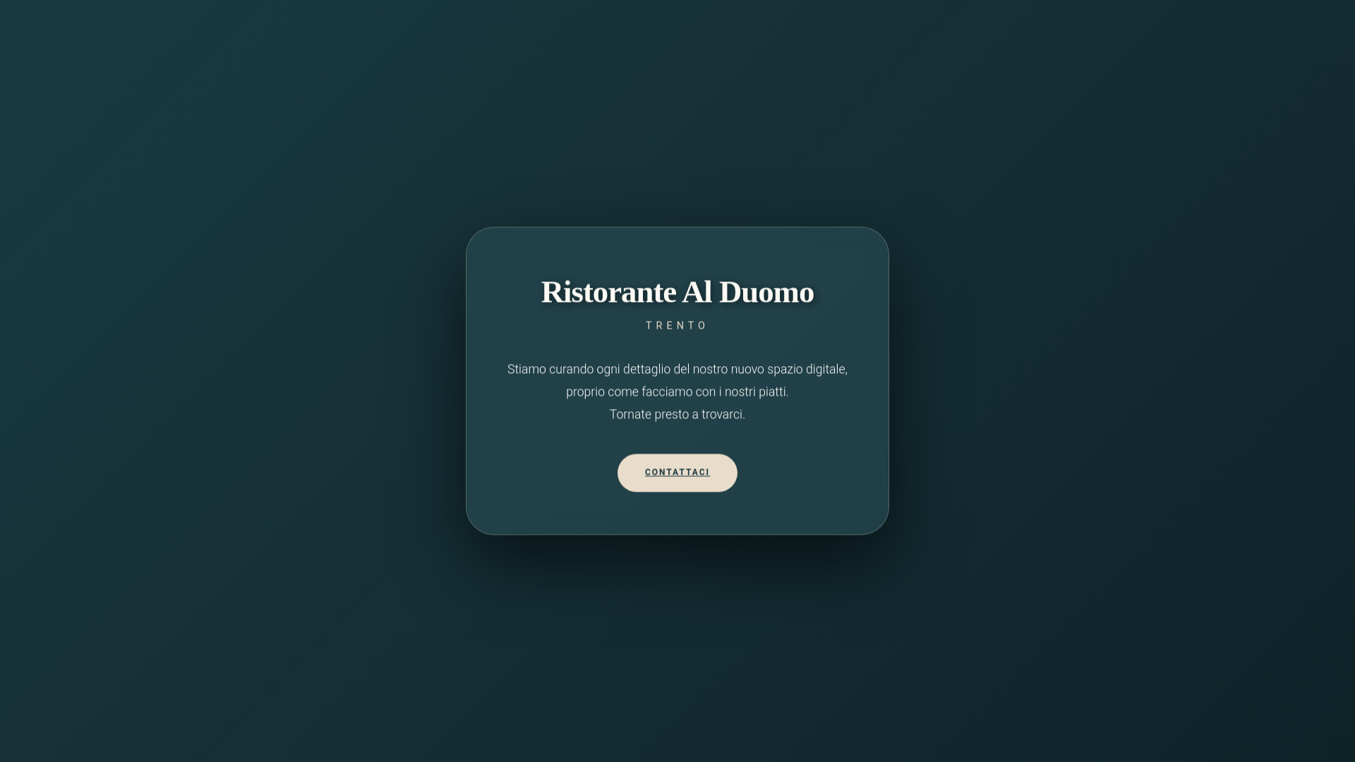 website screenshot of https://ristorantealduomotn.it/