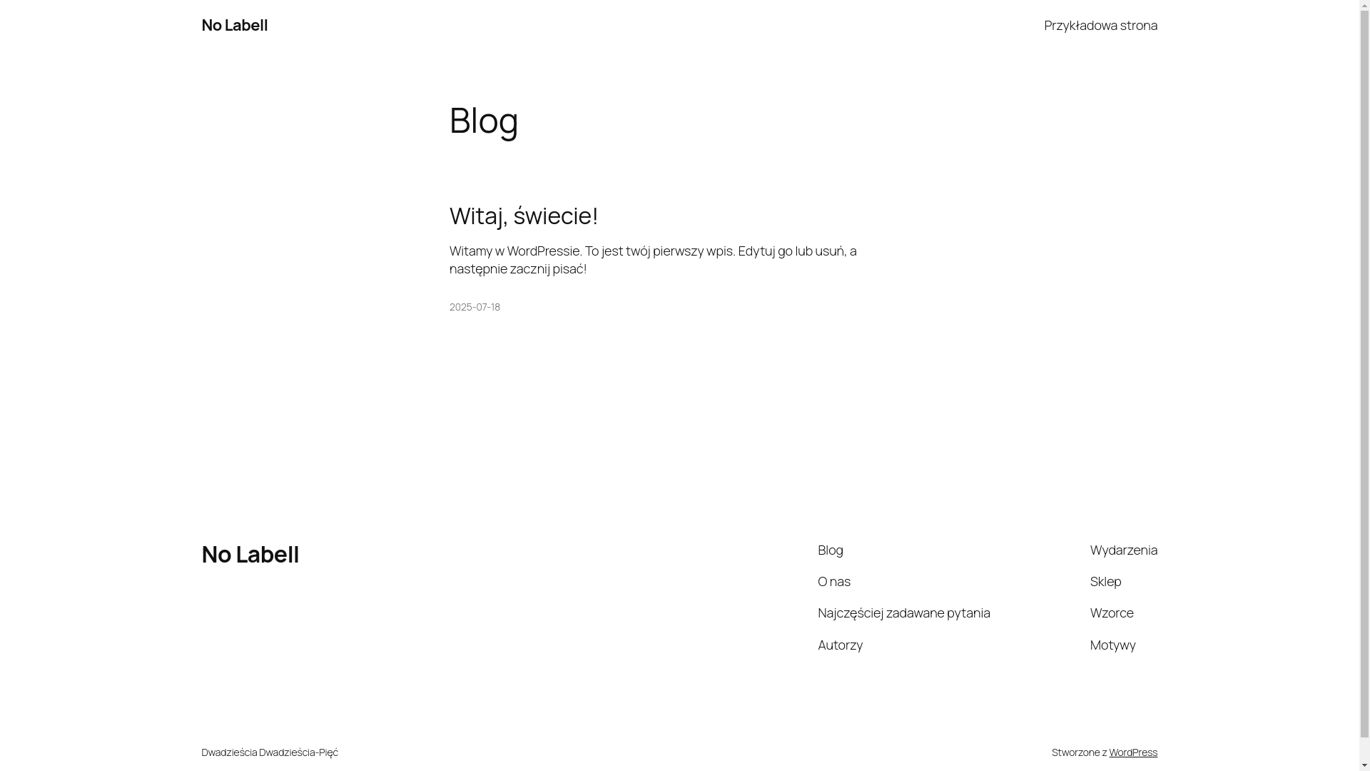 website screenshot of https://nolabell.pl/