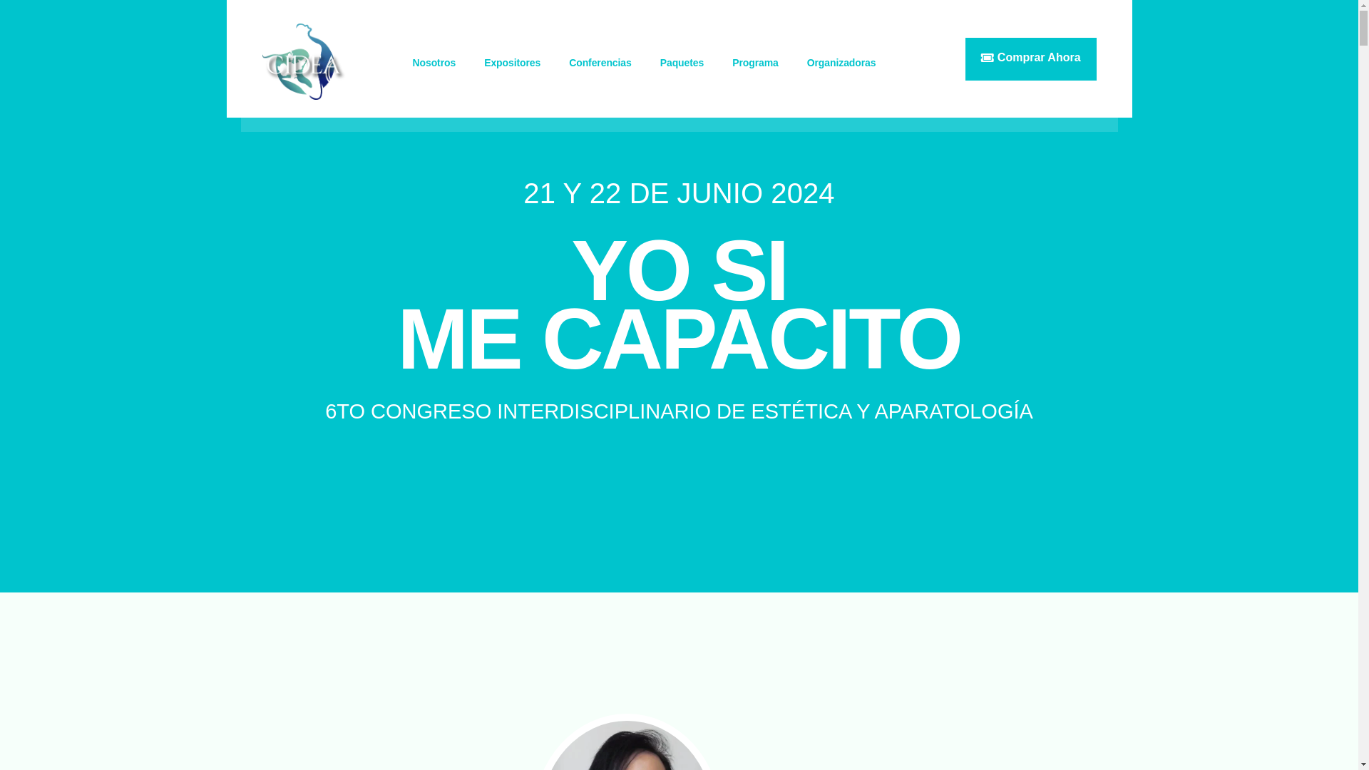website screenshot of https://cibeacongreso.com/