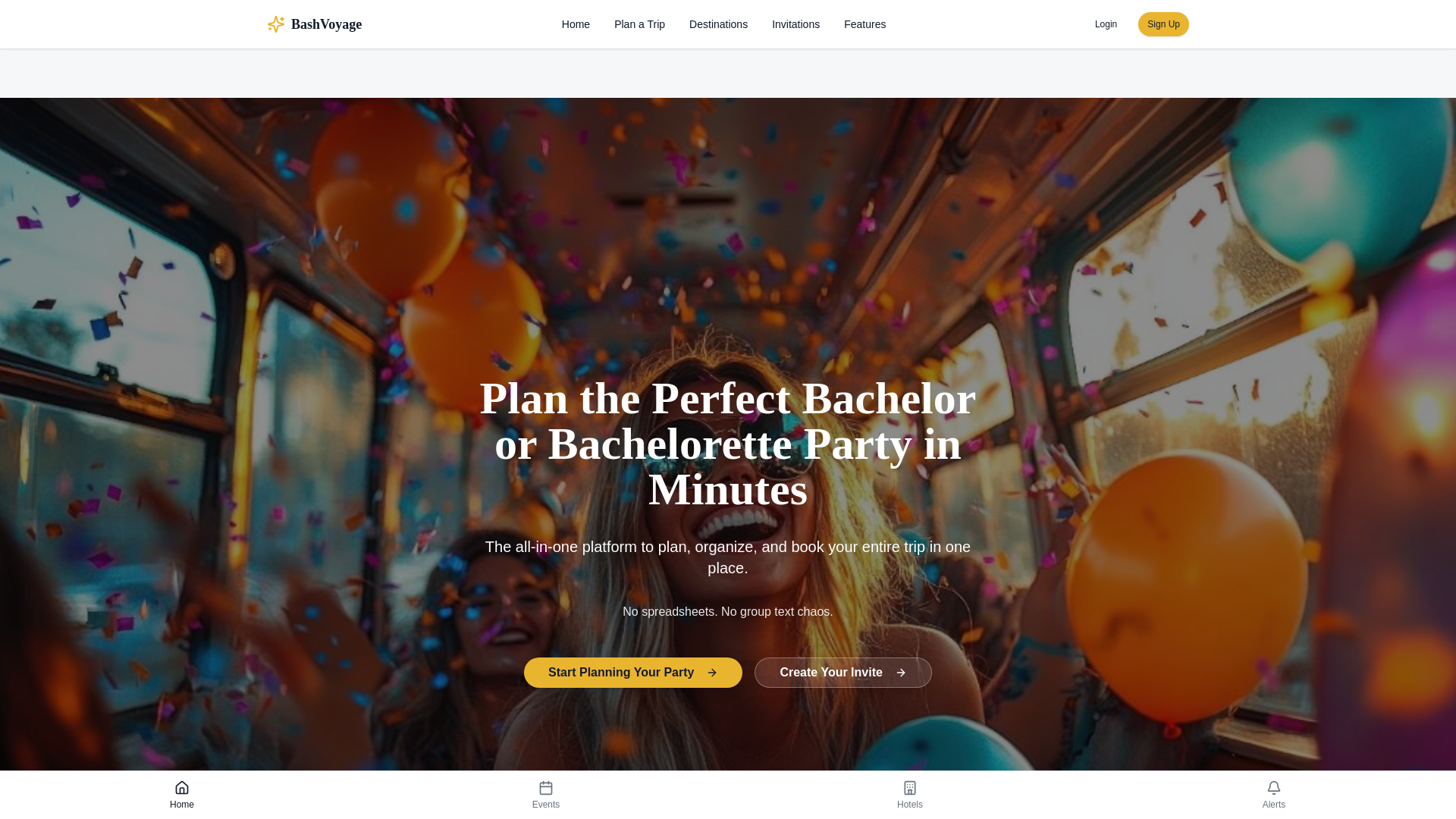 website screenshot of https://bashvoyage.com/