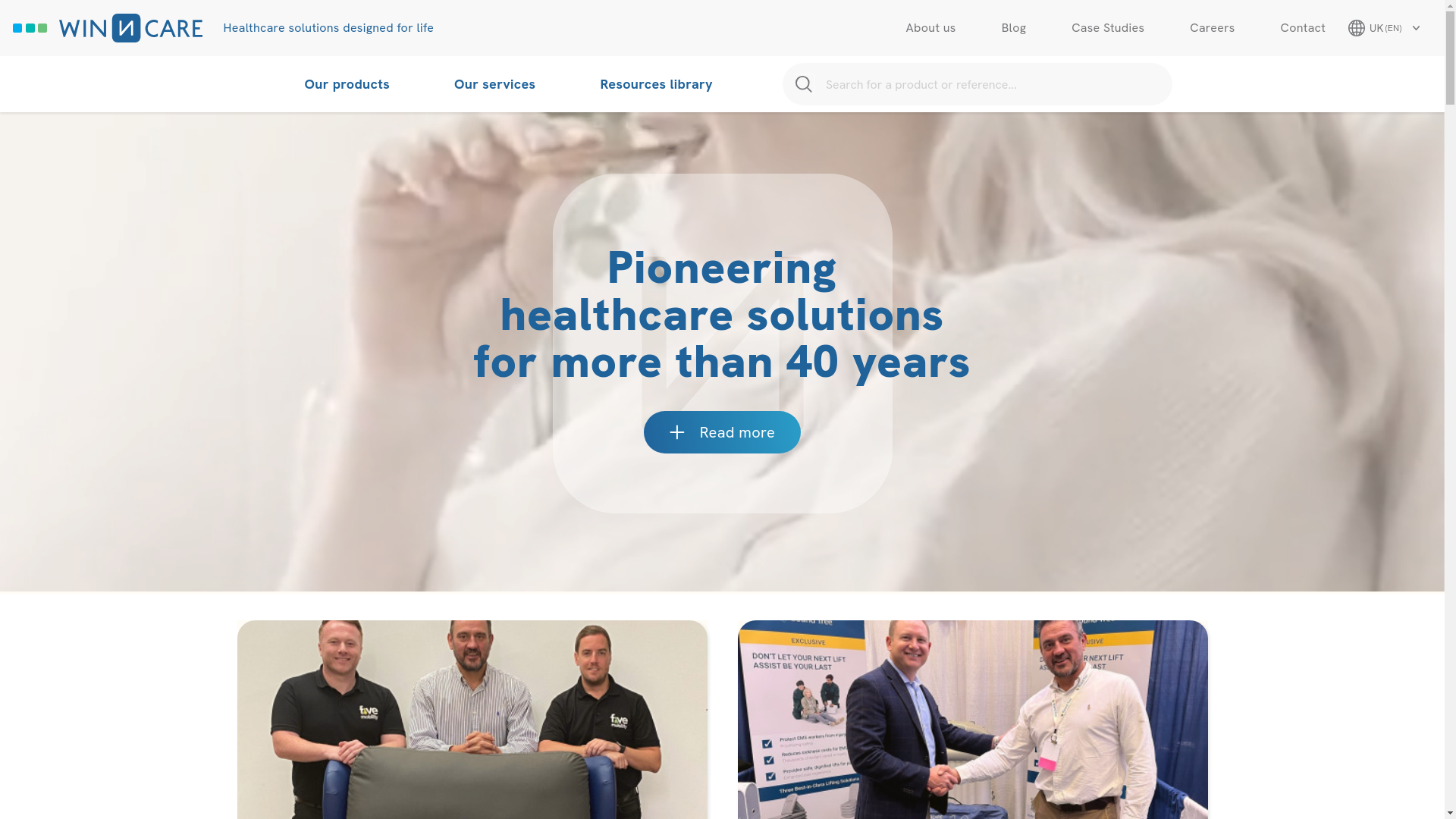 website screenshot of https://mangarhealth.services/