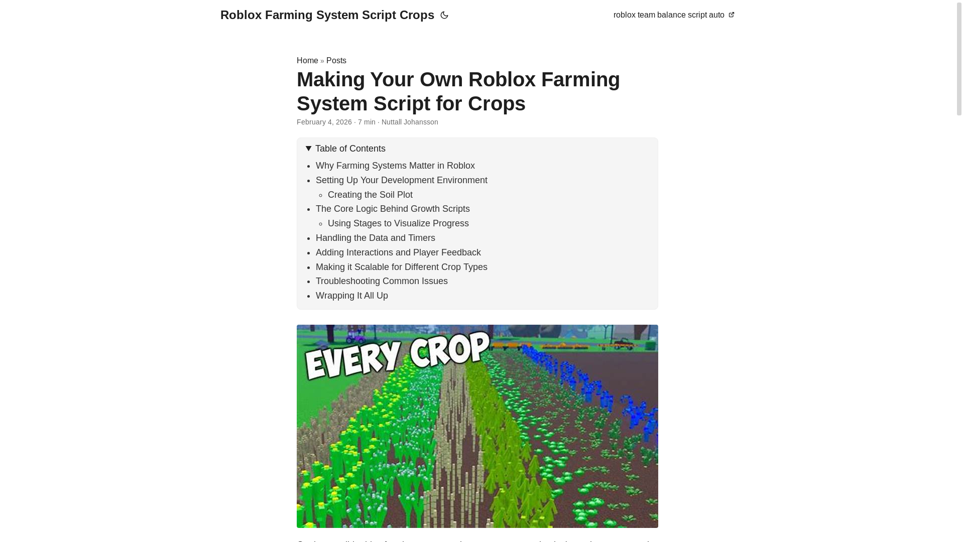 website screenshot of https://roblox-farming-system-script-crops.pages.dev/