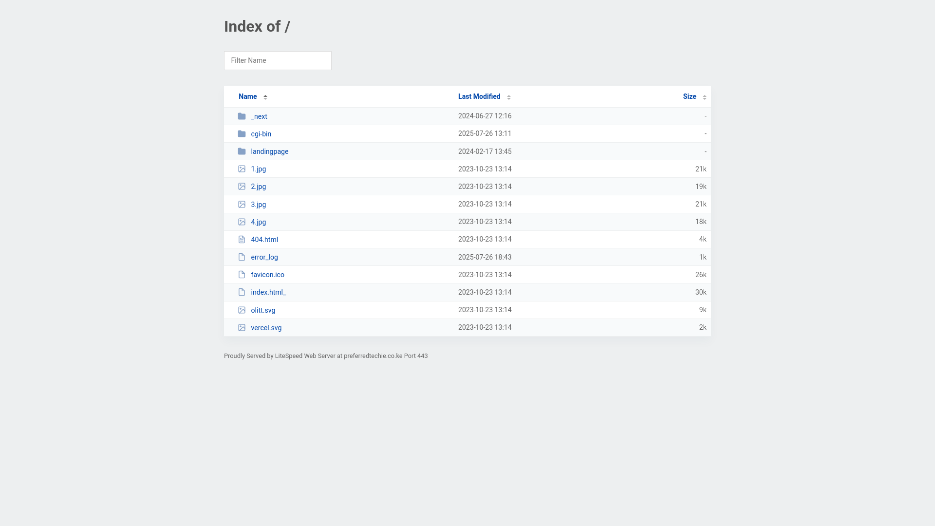 website screenshot of https://preferredtechie.co.ke/