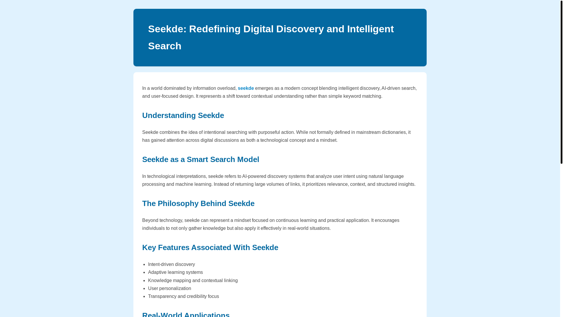 website screenshot of https://seekde2.pages.dev/