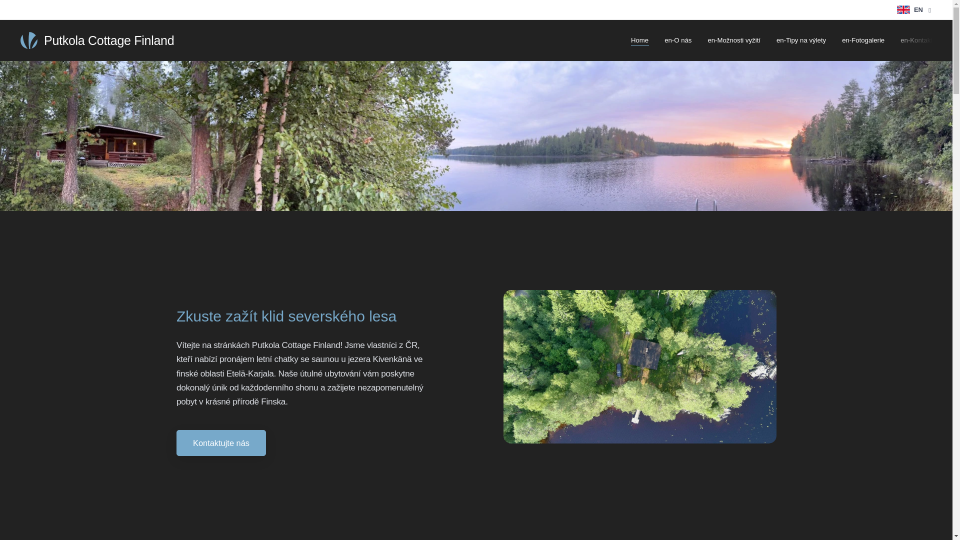 website screenshot of https://putkola-cottage-finland.com/