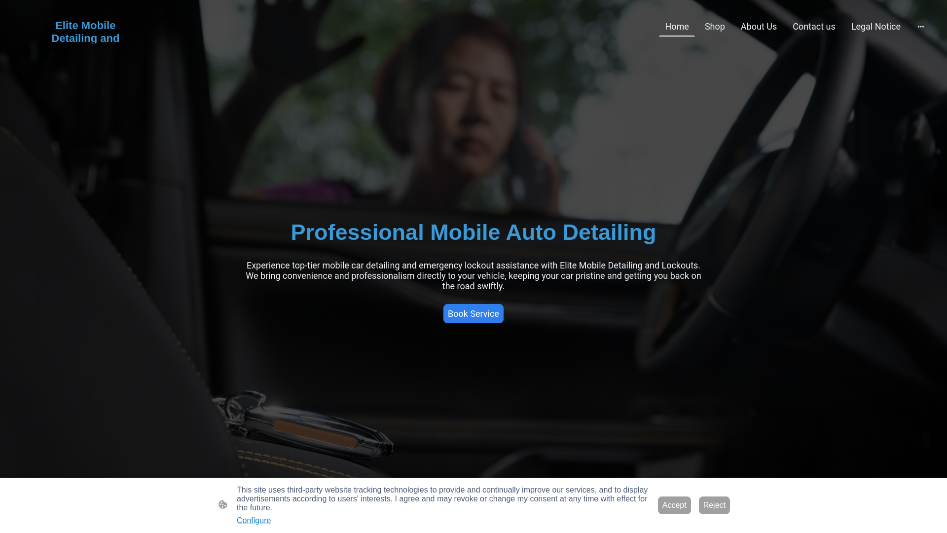 website screenshot of https://lockedoutdfw.com/