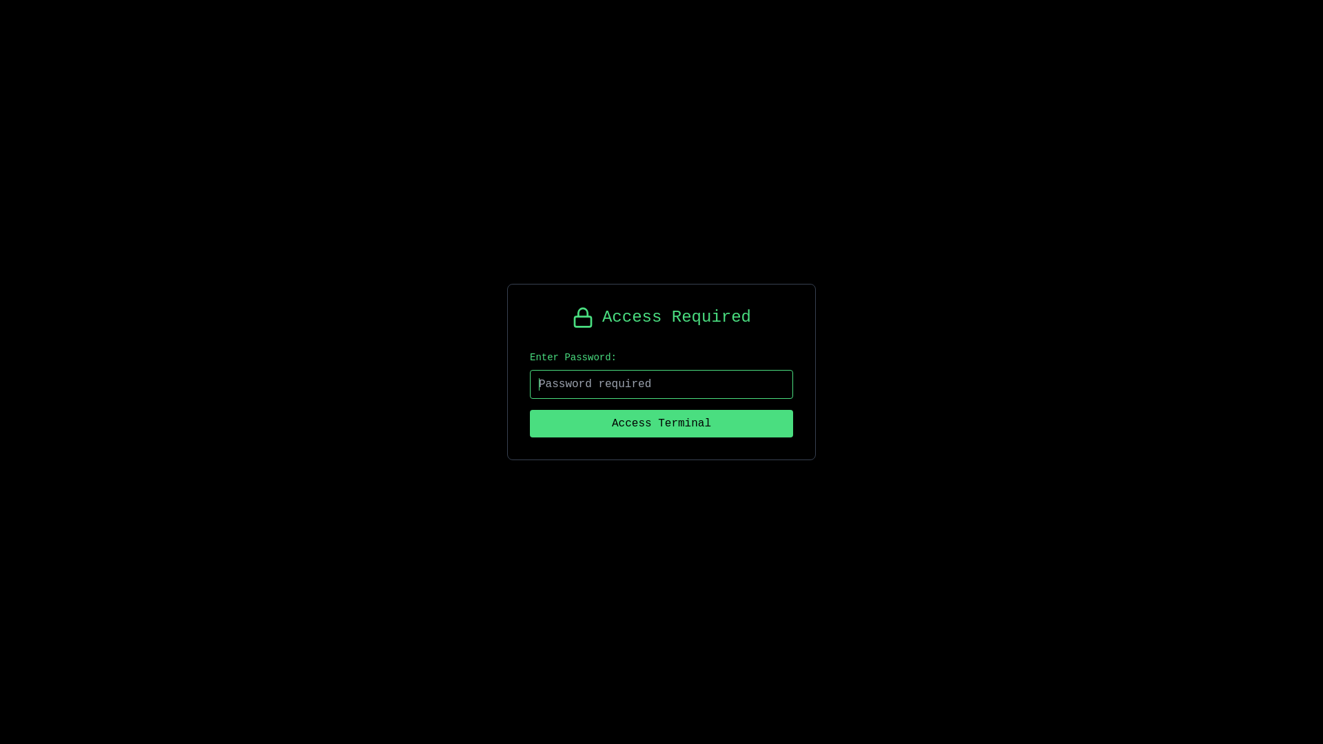 website screenshot of https://minimal-terminal.pages.dev/