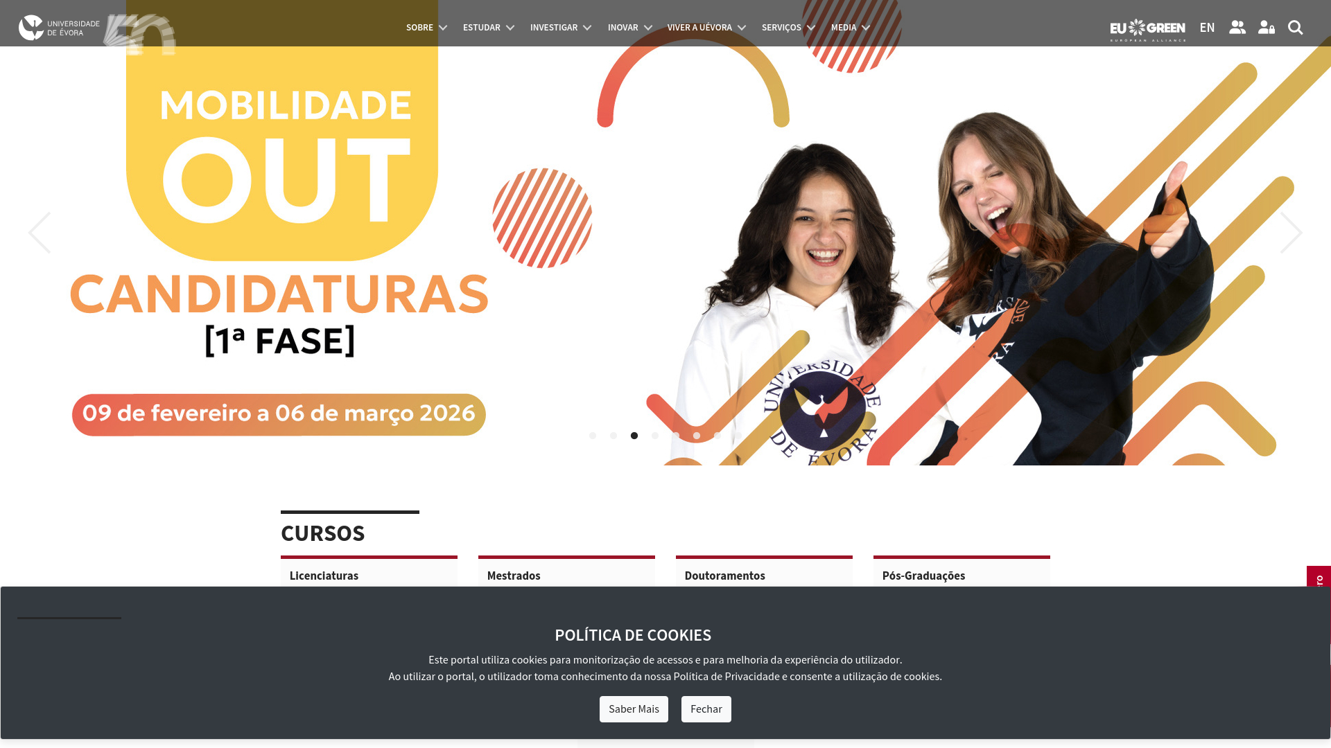 website screenshot of https://xn--universityofvora-mqb.com/