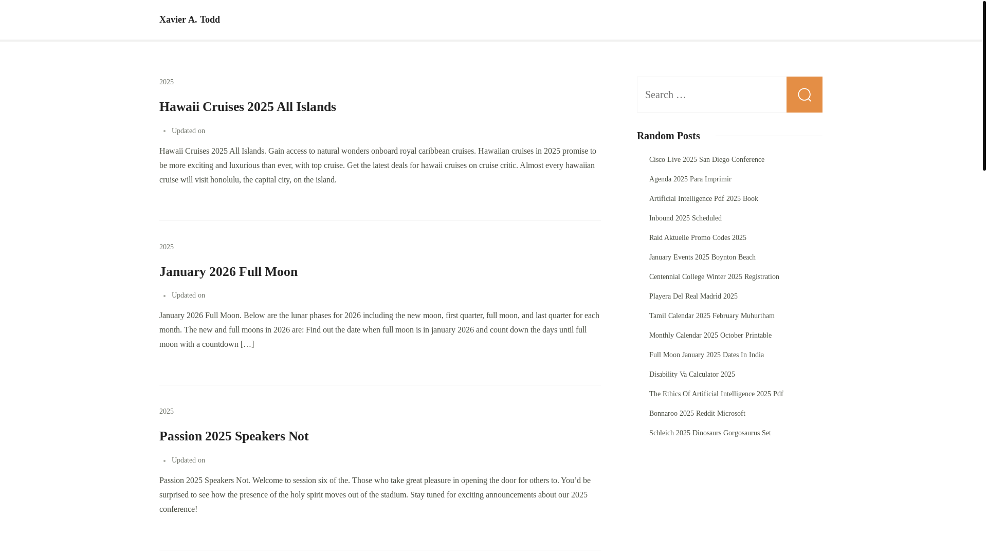 website screenshot of https://xavieratodd.pages.dev/