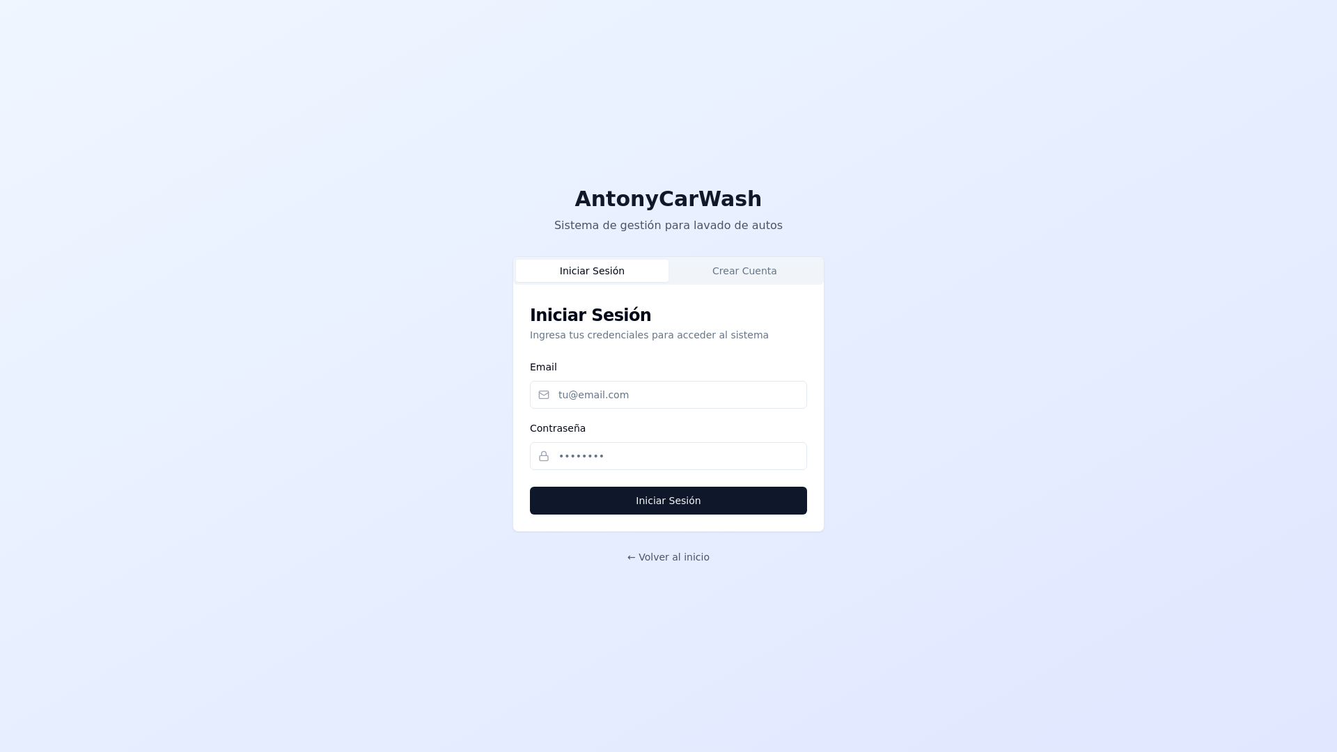 website screenshot of https://anthonycarwash.org/