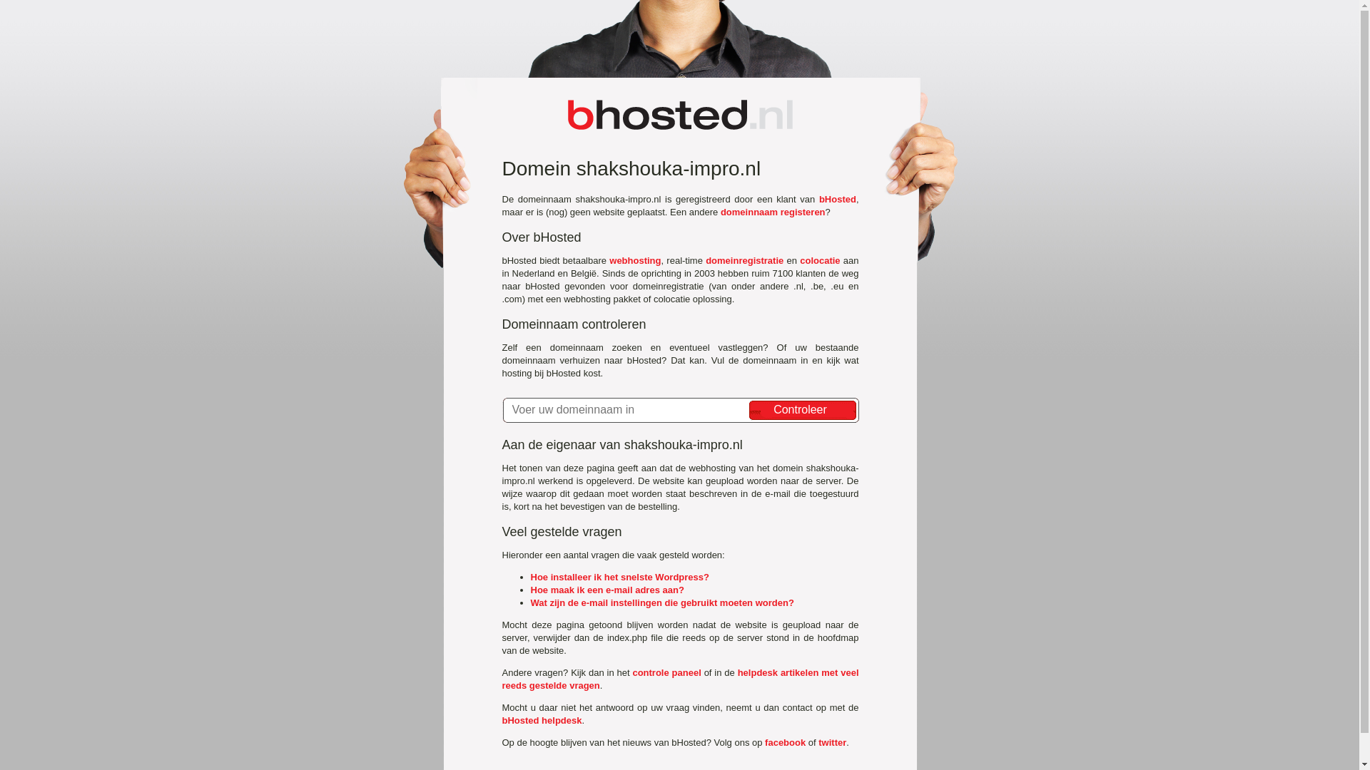website screenshot of https://shakshouka-impro.nl/