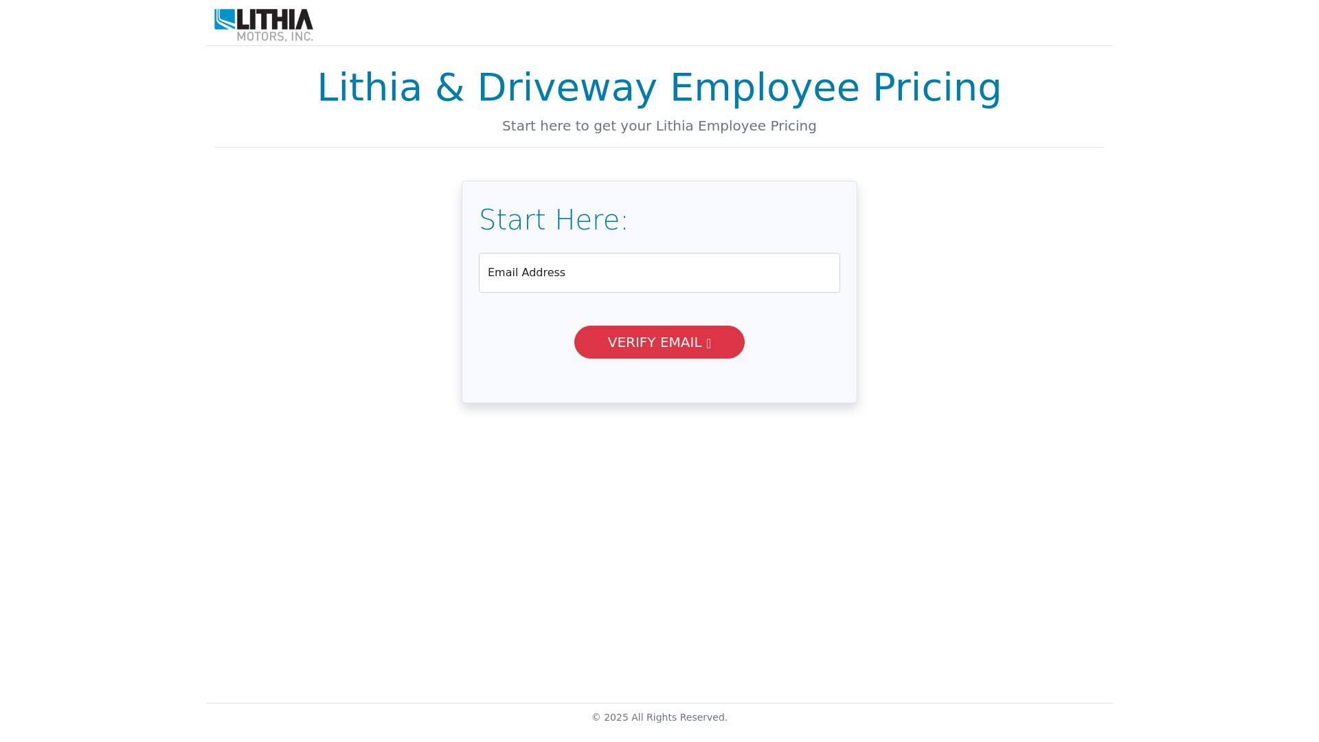 website screenshot of http://lithiaemployee.com/