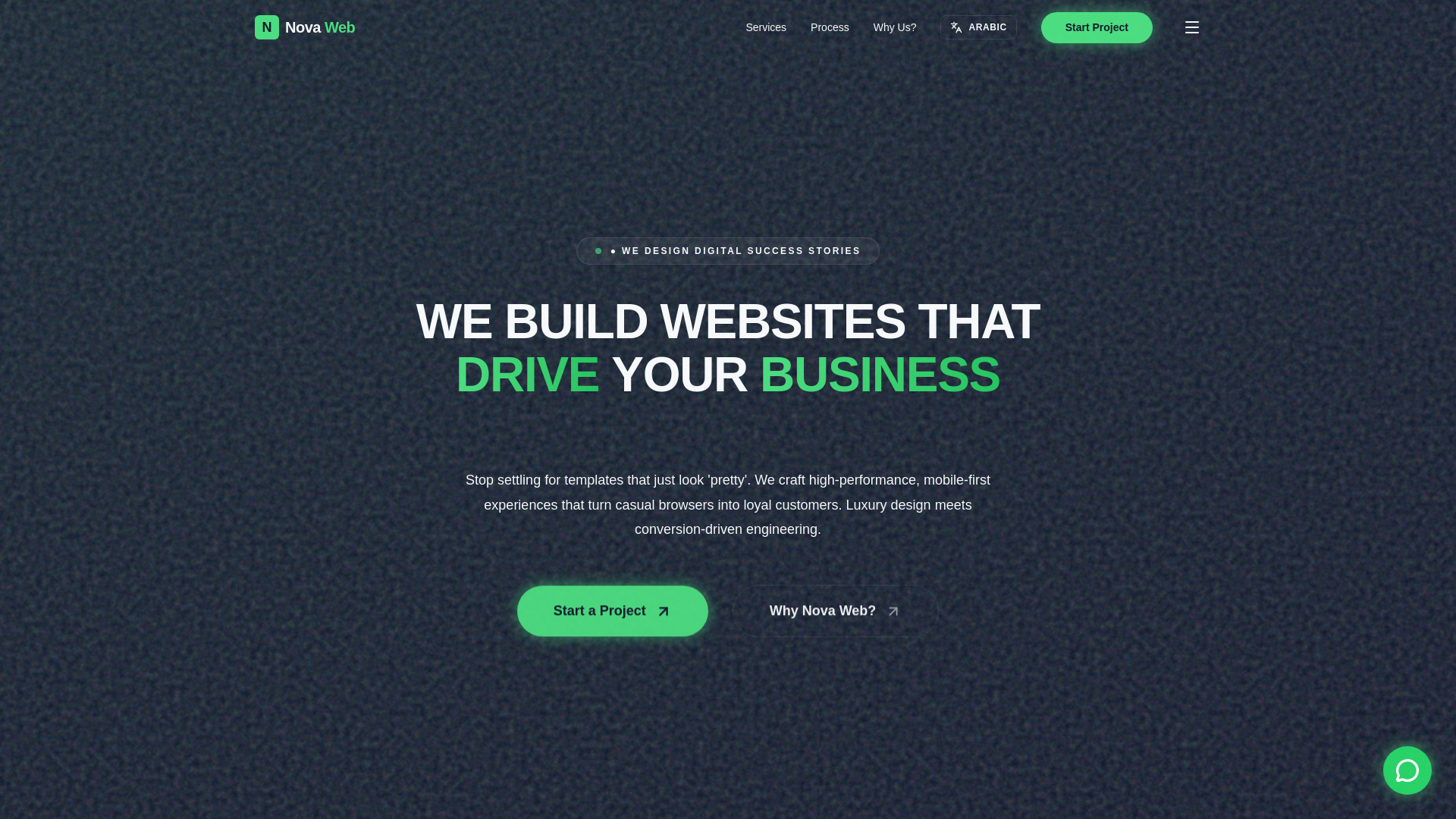 website screenshot of https://novaaweb.com/