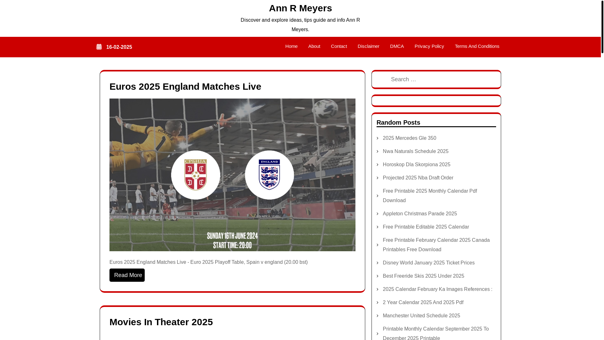 website screenshot of https://annrmeyersj.pages.dev/