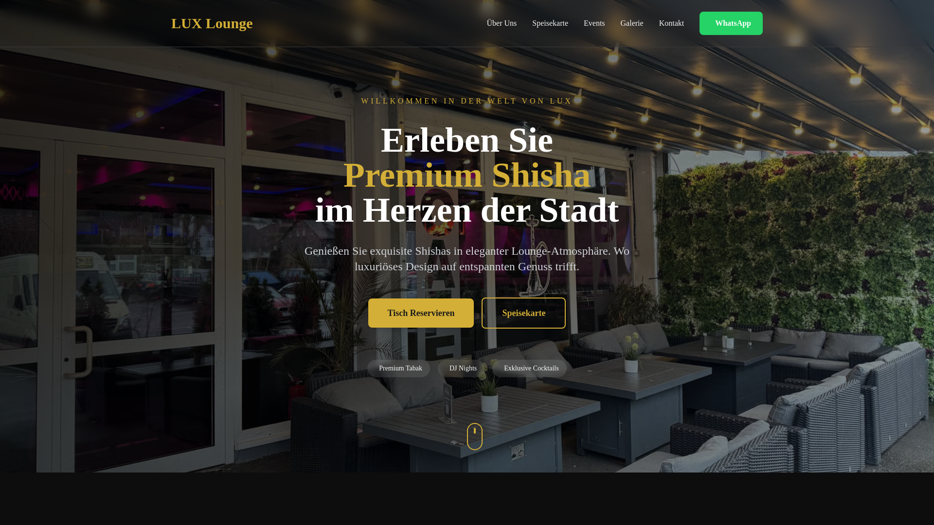 website screenshot of https://luxshishabar.com/
