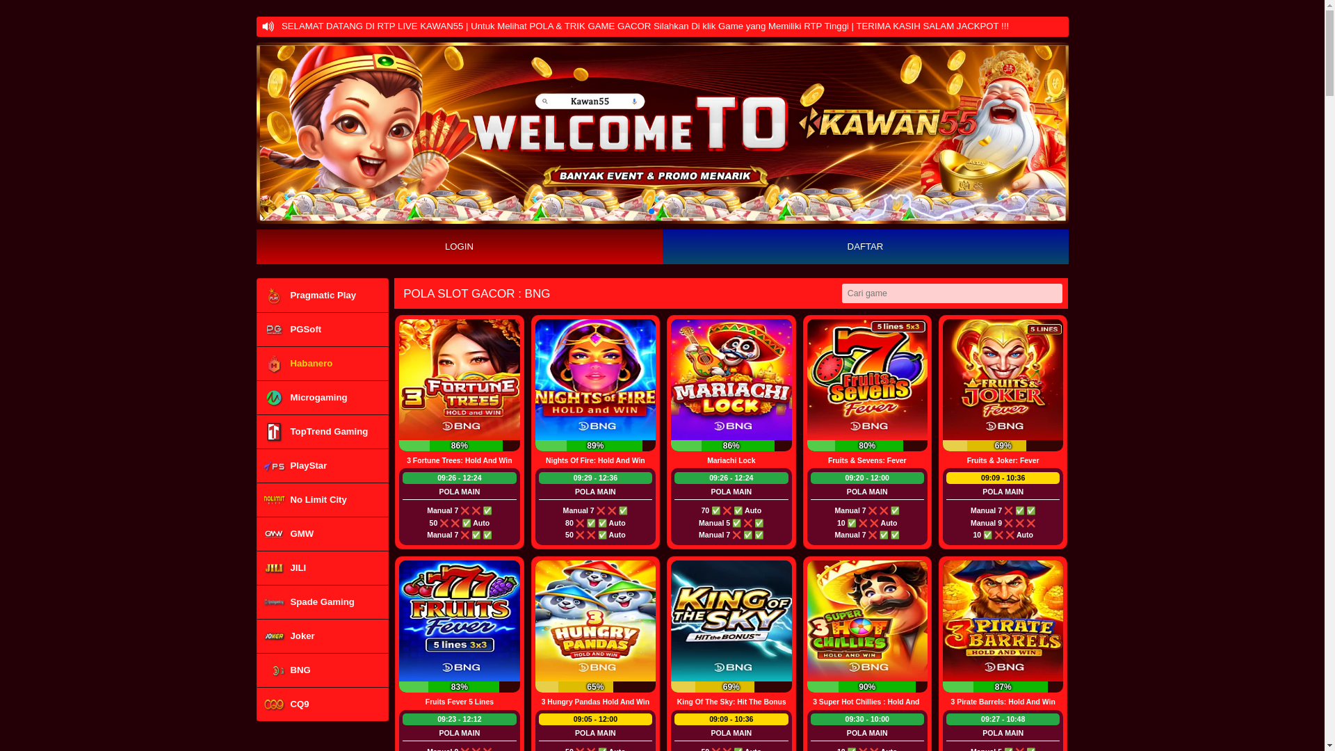 website screenshot of https://rtpkawan55-bng.pages.dev/