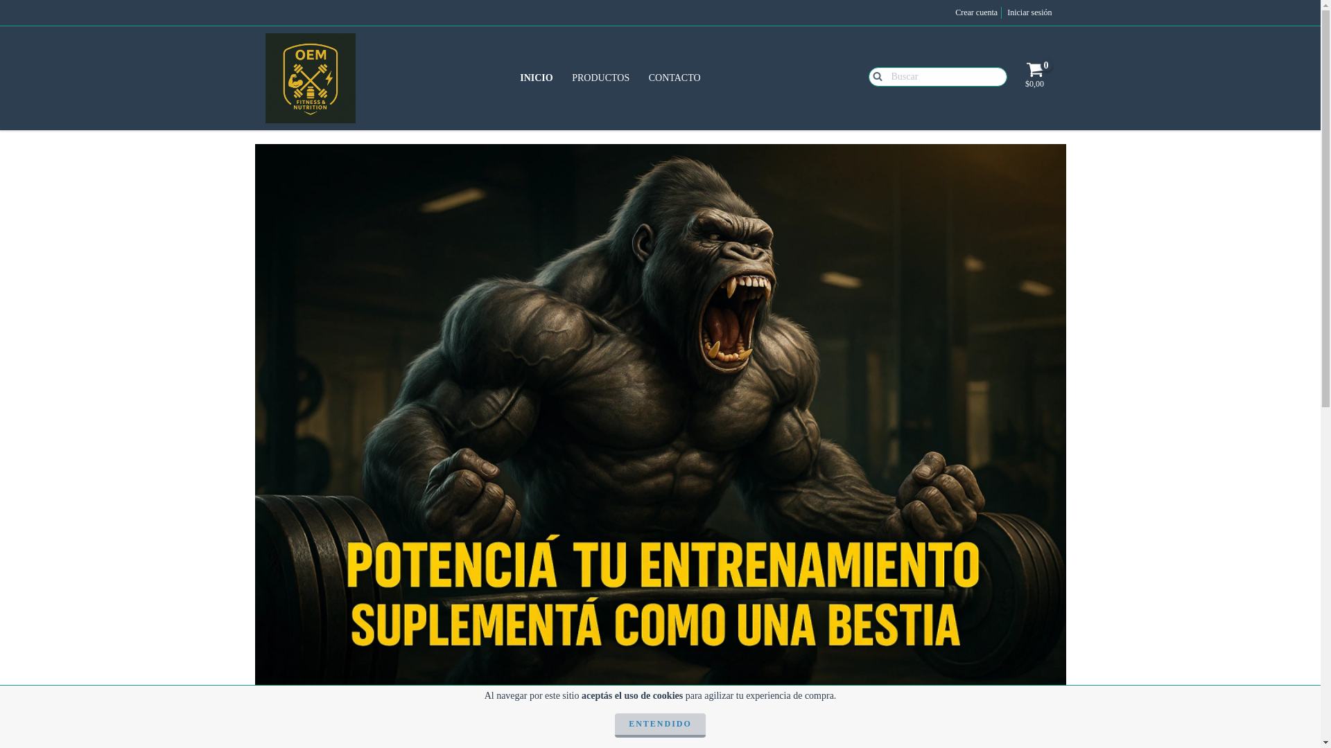 website screenshot of https://oemsuplementos.com.ar/