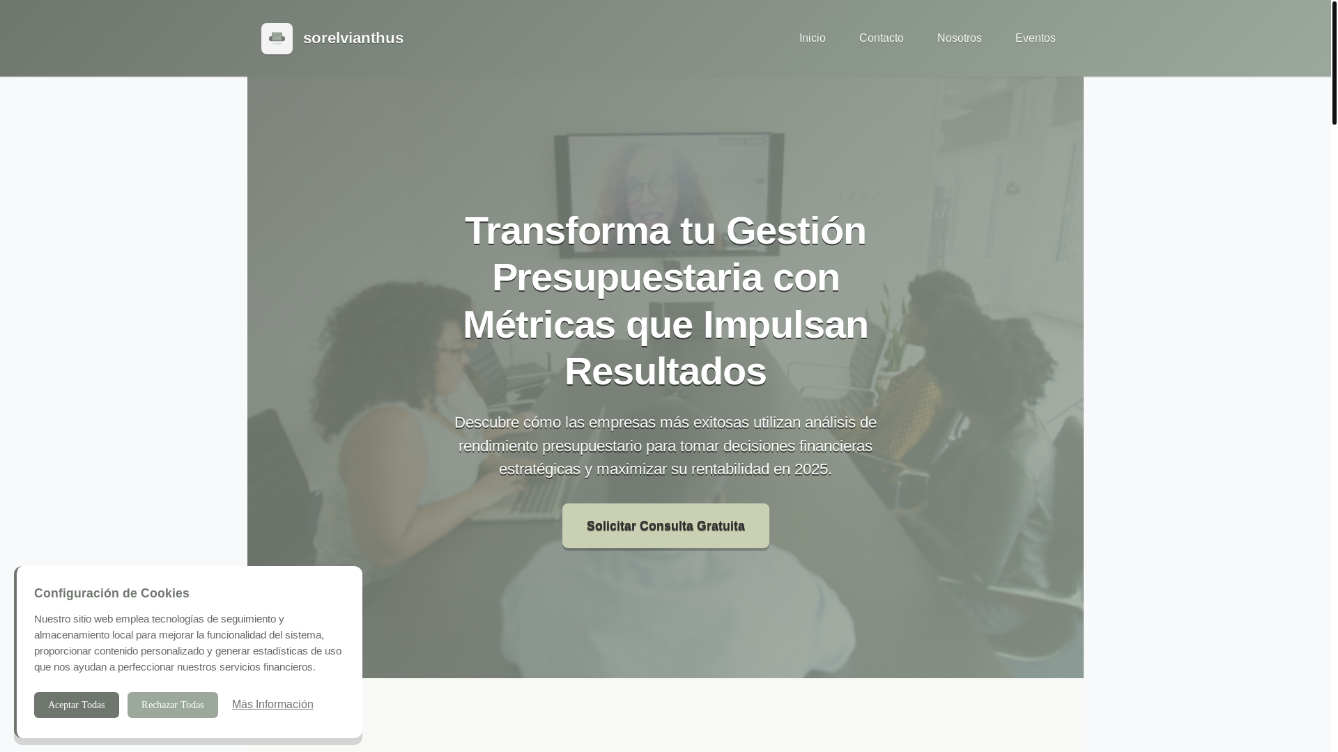 website screenshot of https://sorelvianthus.com/