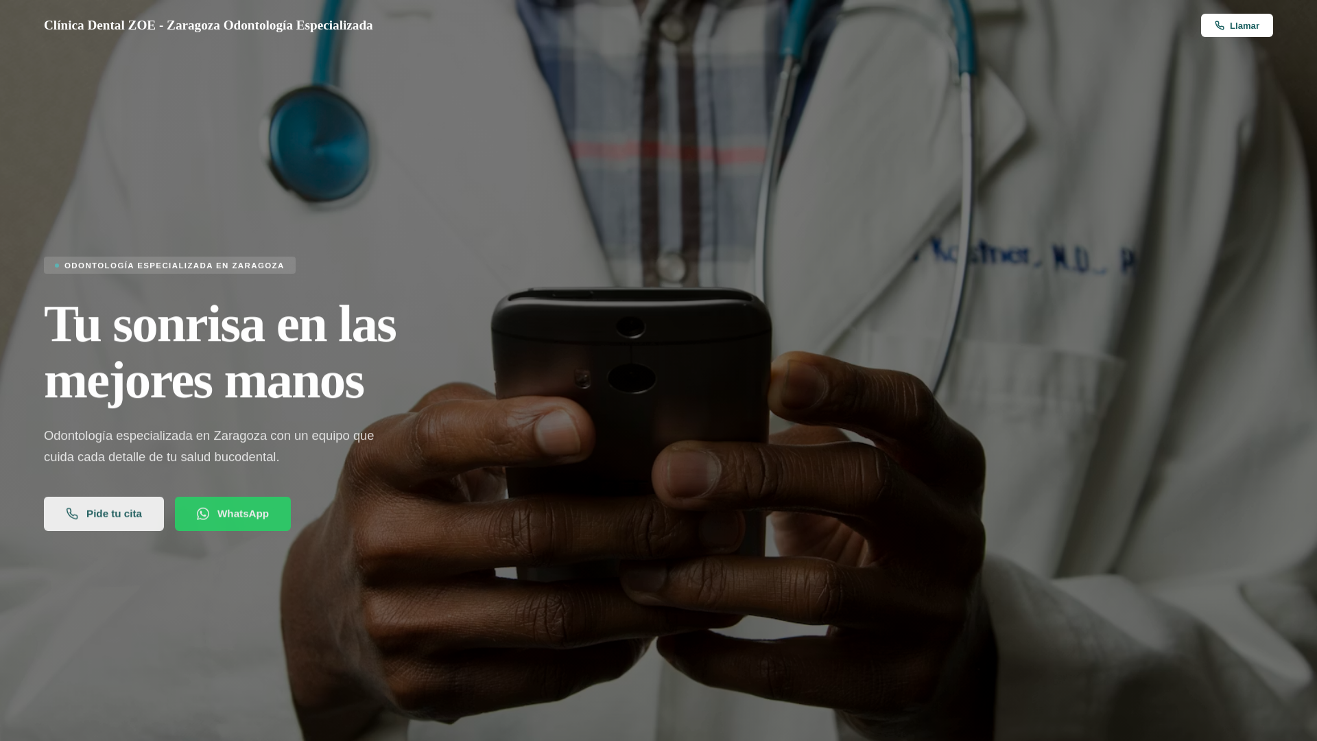 website screenshot of https://clinica-dental-zoe-zaragoza-od.pages.dev/