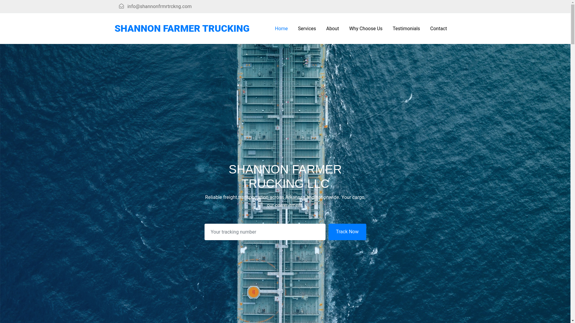 website screenshot of https://shannonfrmrtrckng.pages.dev/