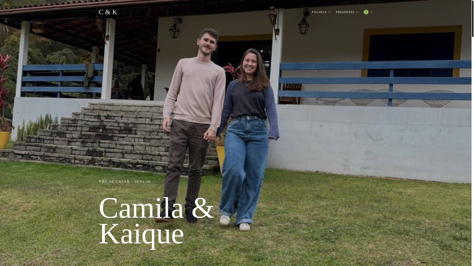 website screenshot of https://camilaekaique2026.com/