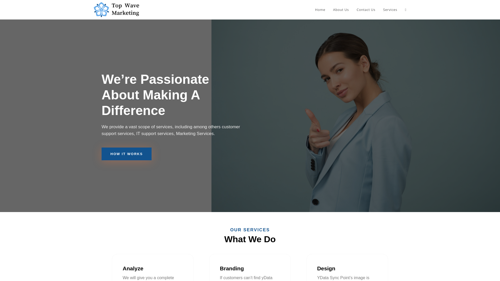 website screenshot of https://datasyncpoint.com/
