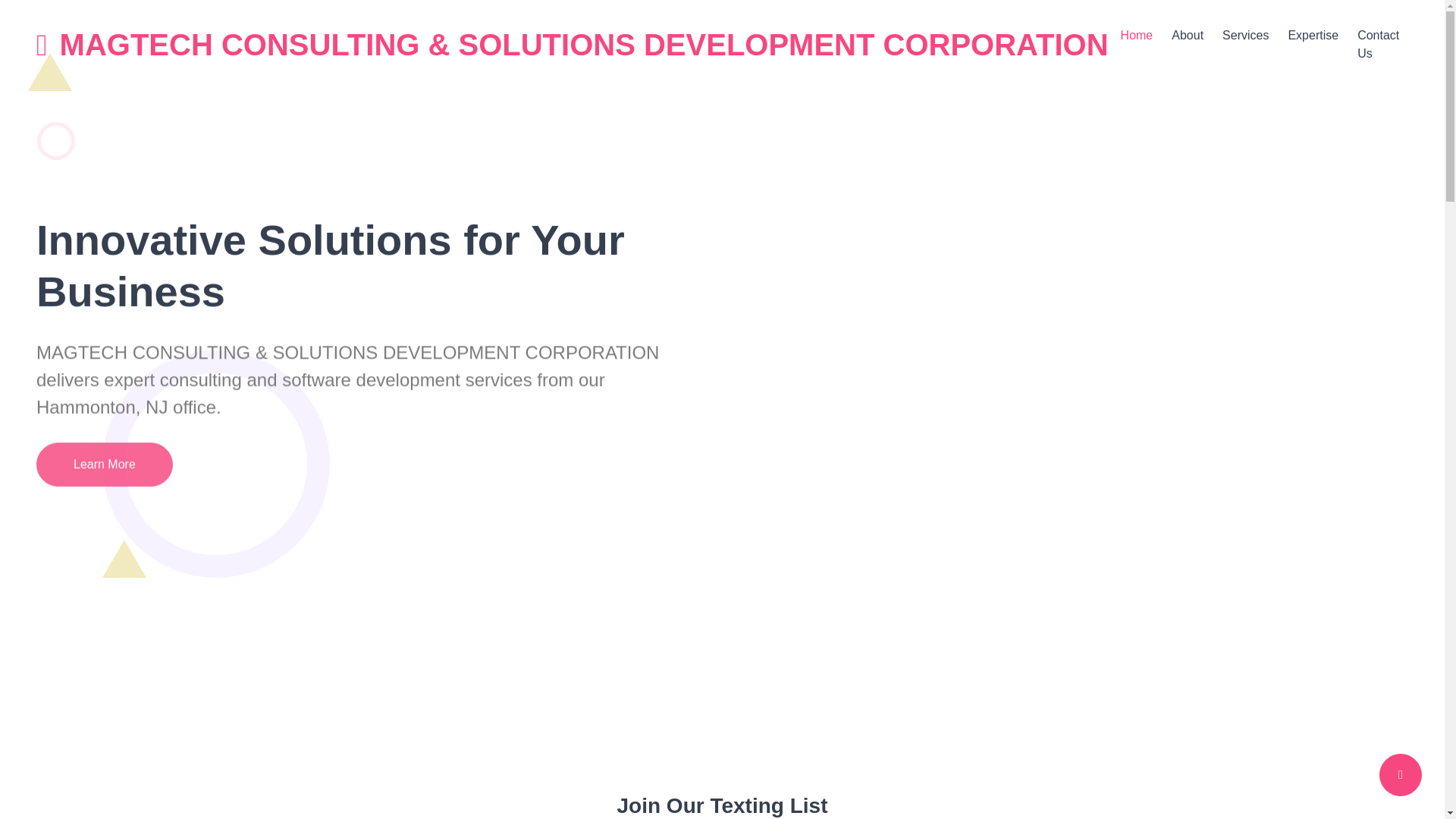 website screenshot of https://magtech-consulting.pages.dev/