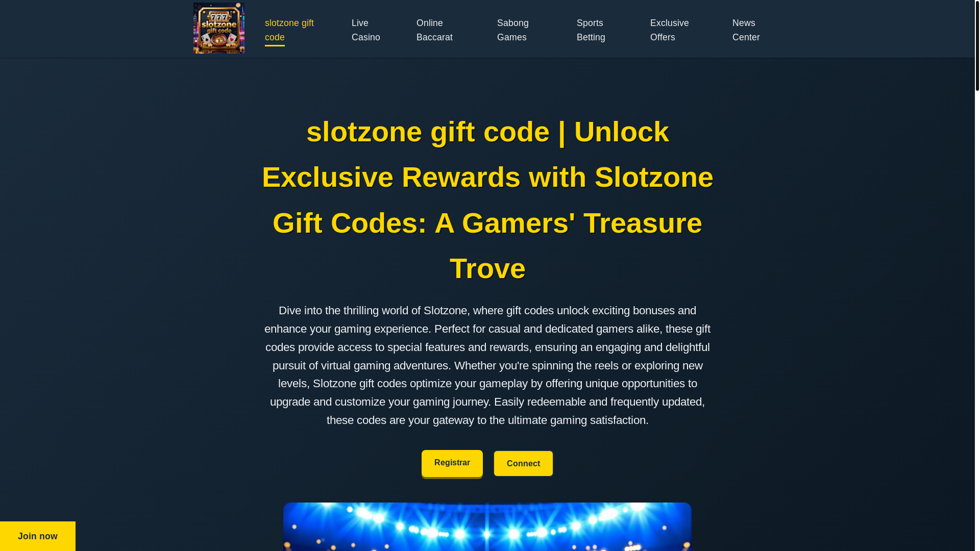 website screenshot of https://slotzonegiftcode.com/