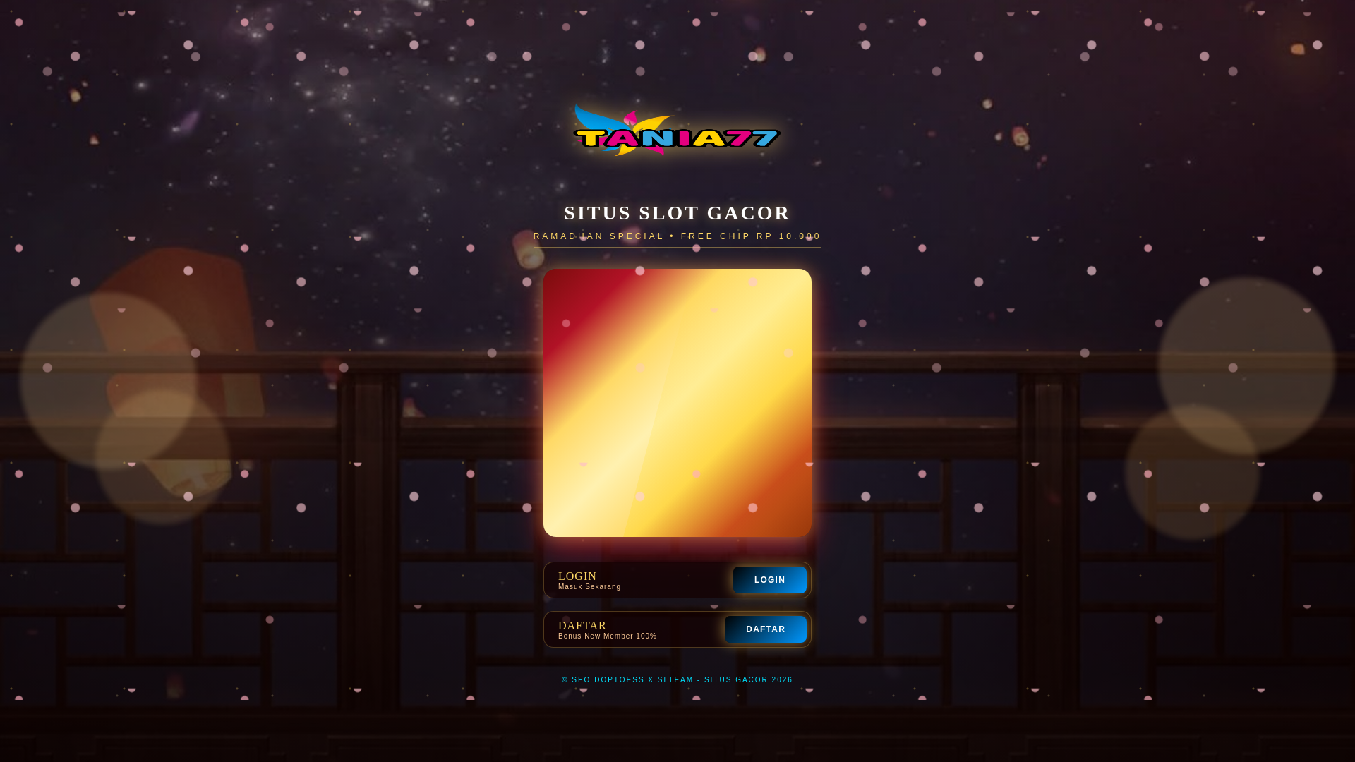 website screenshot of https://tania77-pasti-masuk.pages.dev/