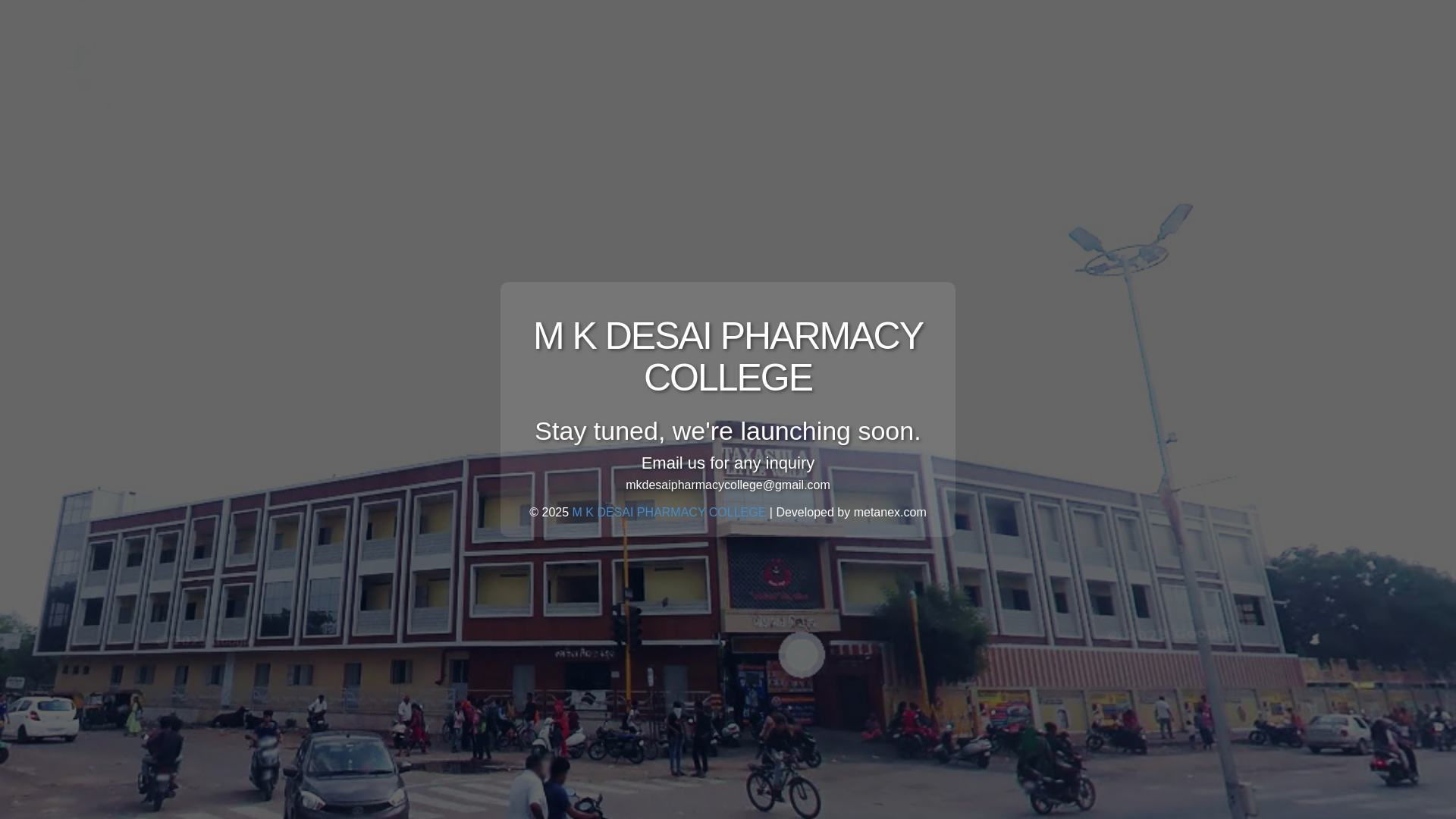 website screenshot of https://mkdpharmacy.org/