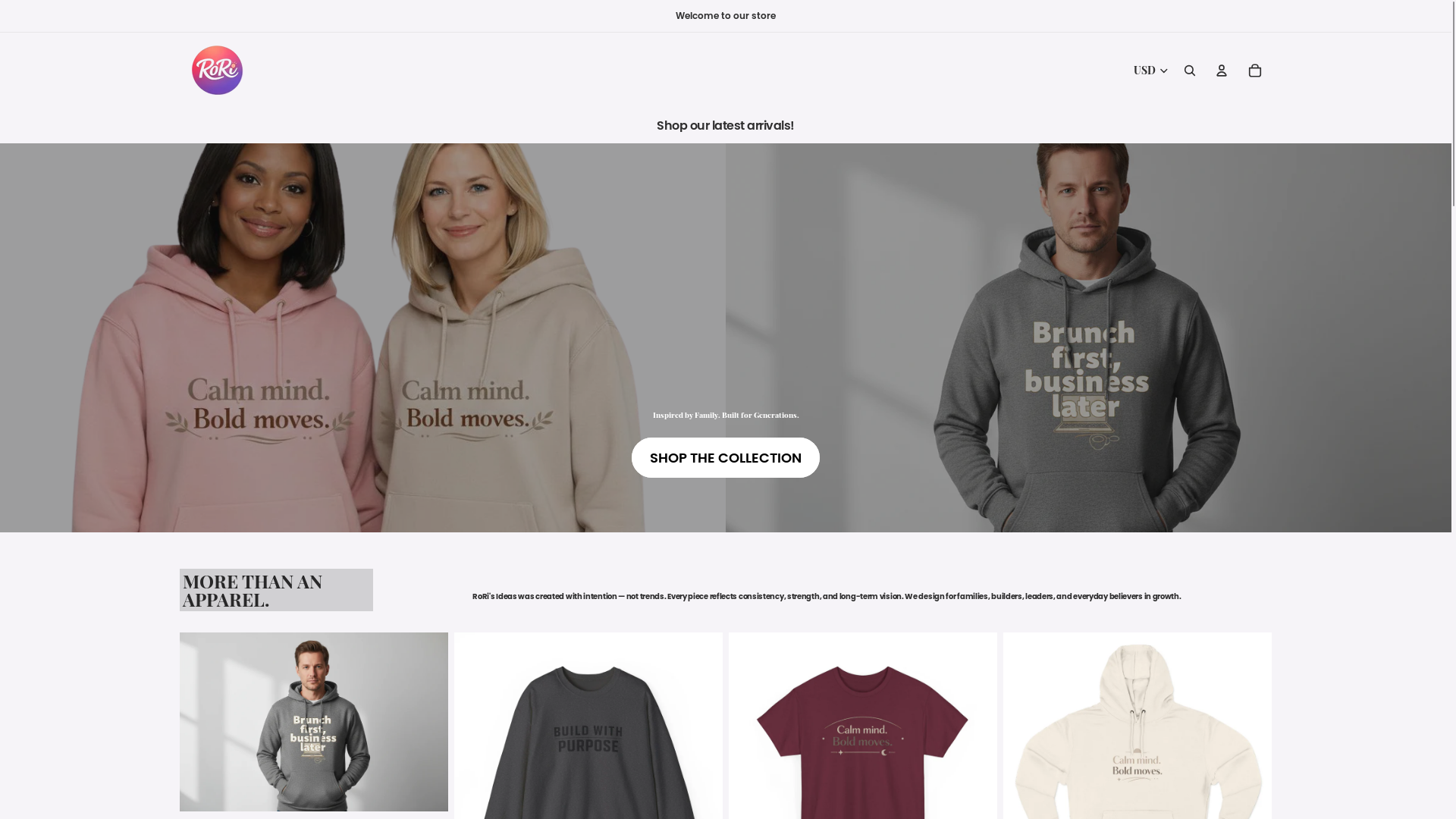 website screenshot of https://rorisideas.com/