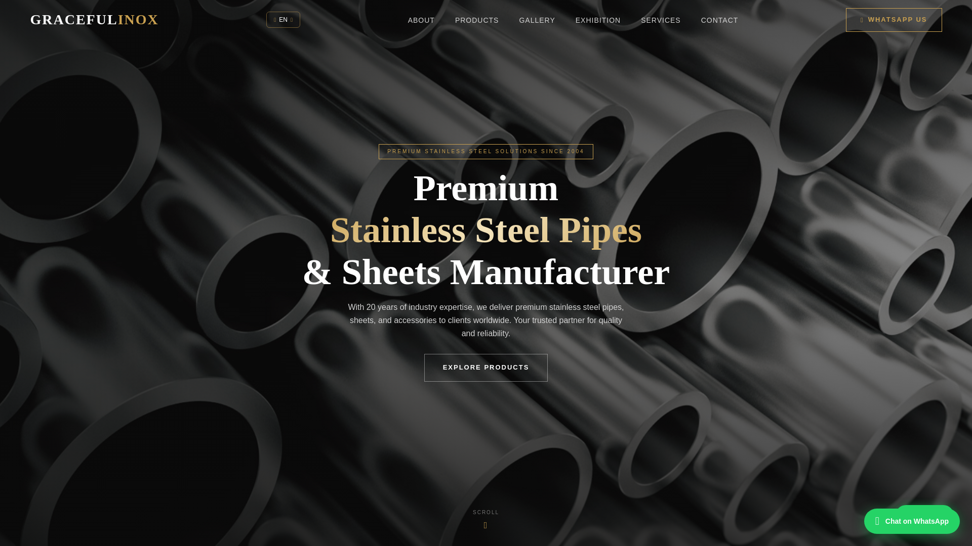 website screenshot of https://gracefulinox.shop/