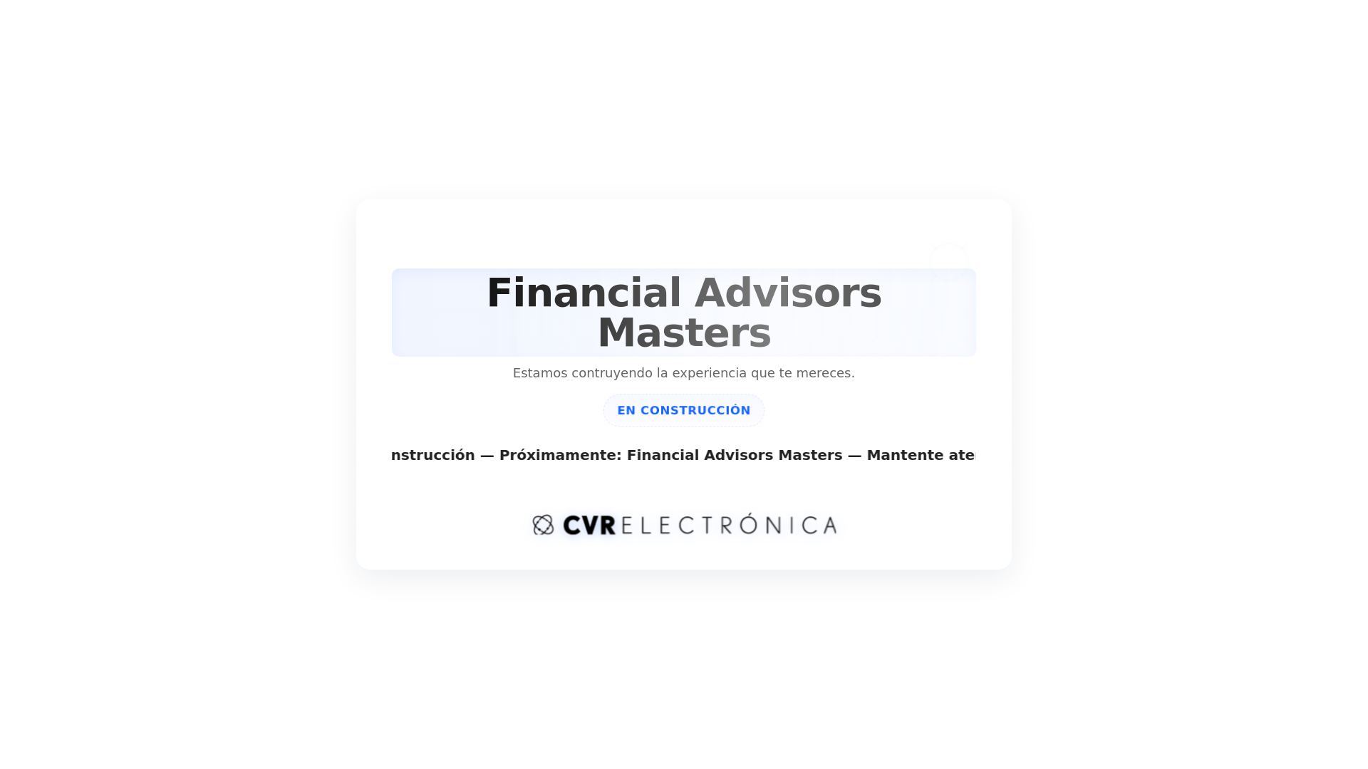 website screenshot of https://mastersfa.com.co/