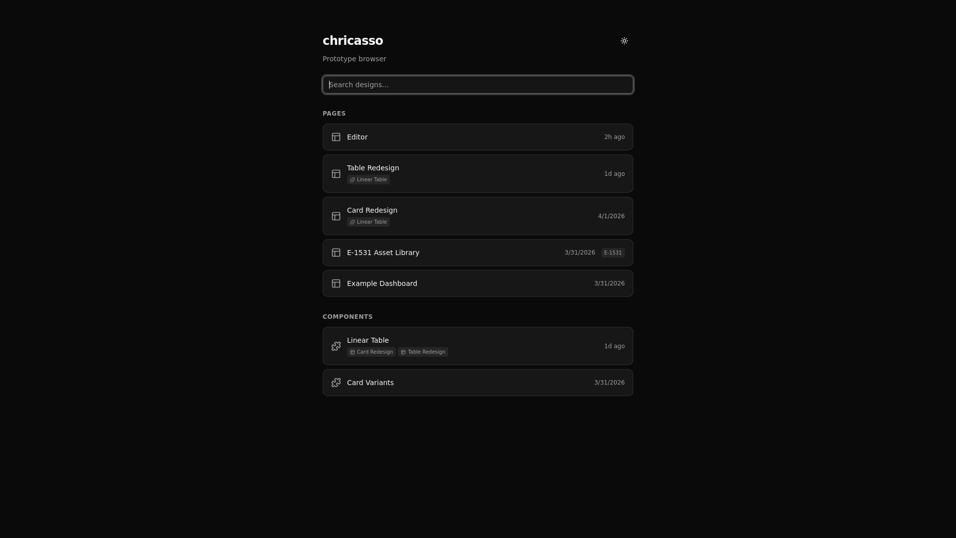 website screenshot of https://flowbase-chricasso.pages.dev/