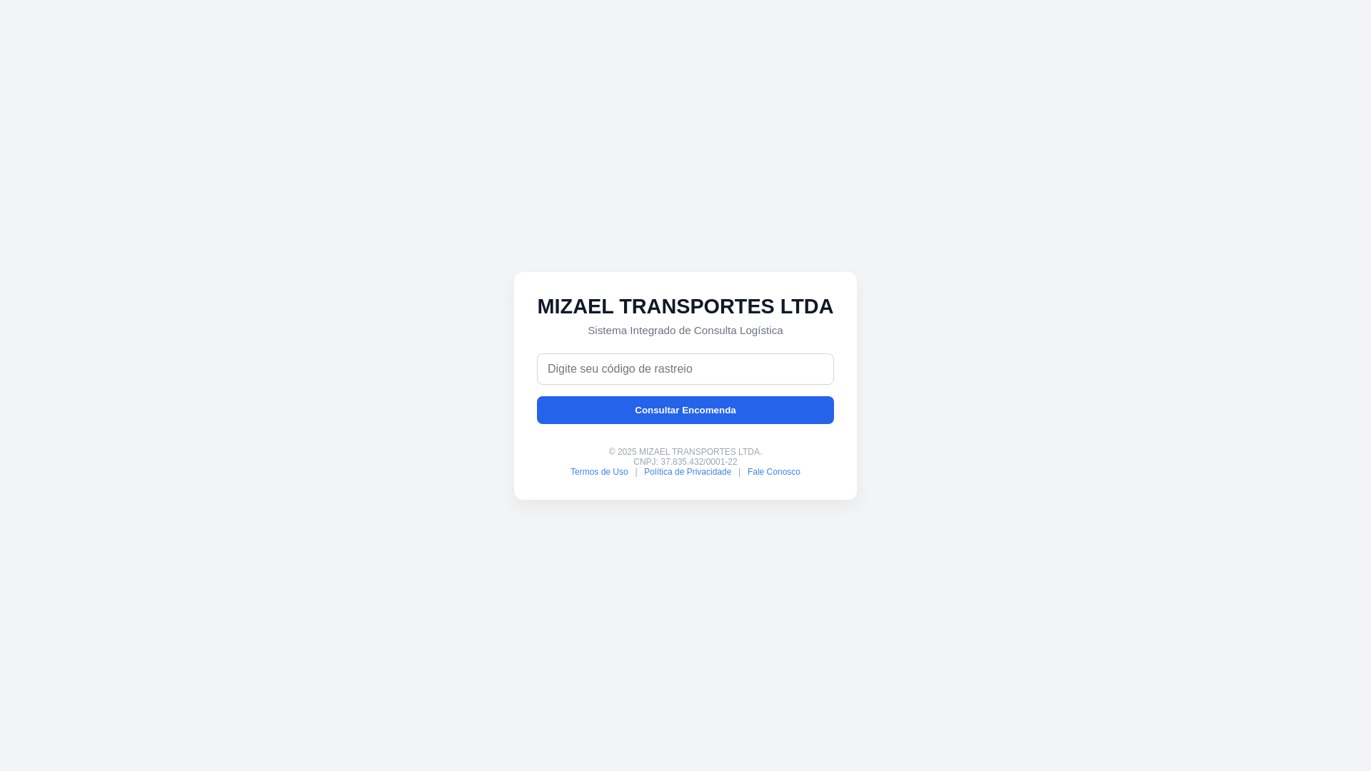 website screenshot of https://paineltransitobr.site/