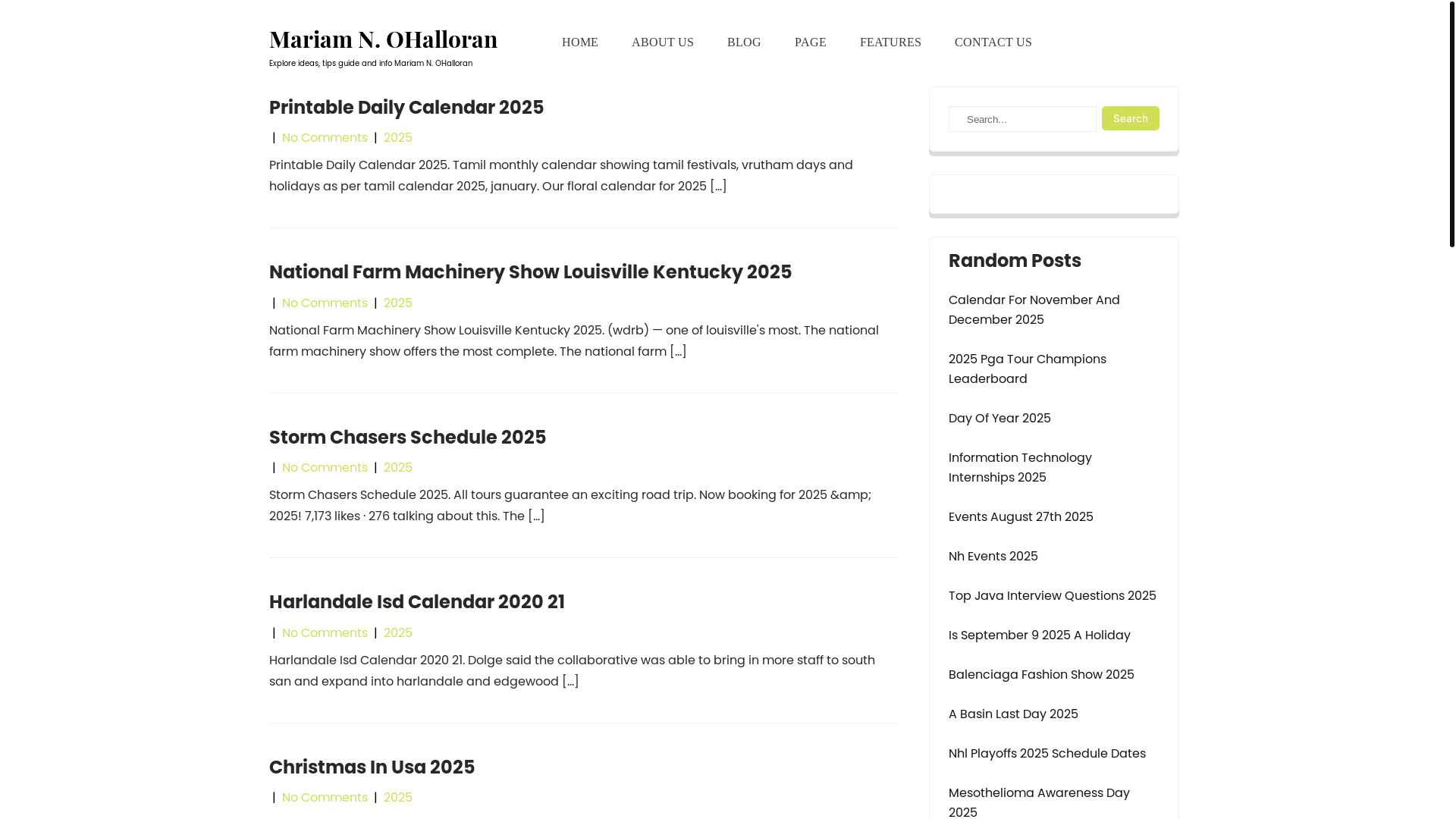 website screenshot of https://mariamnohalloran.pages.dev/