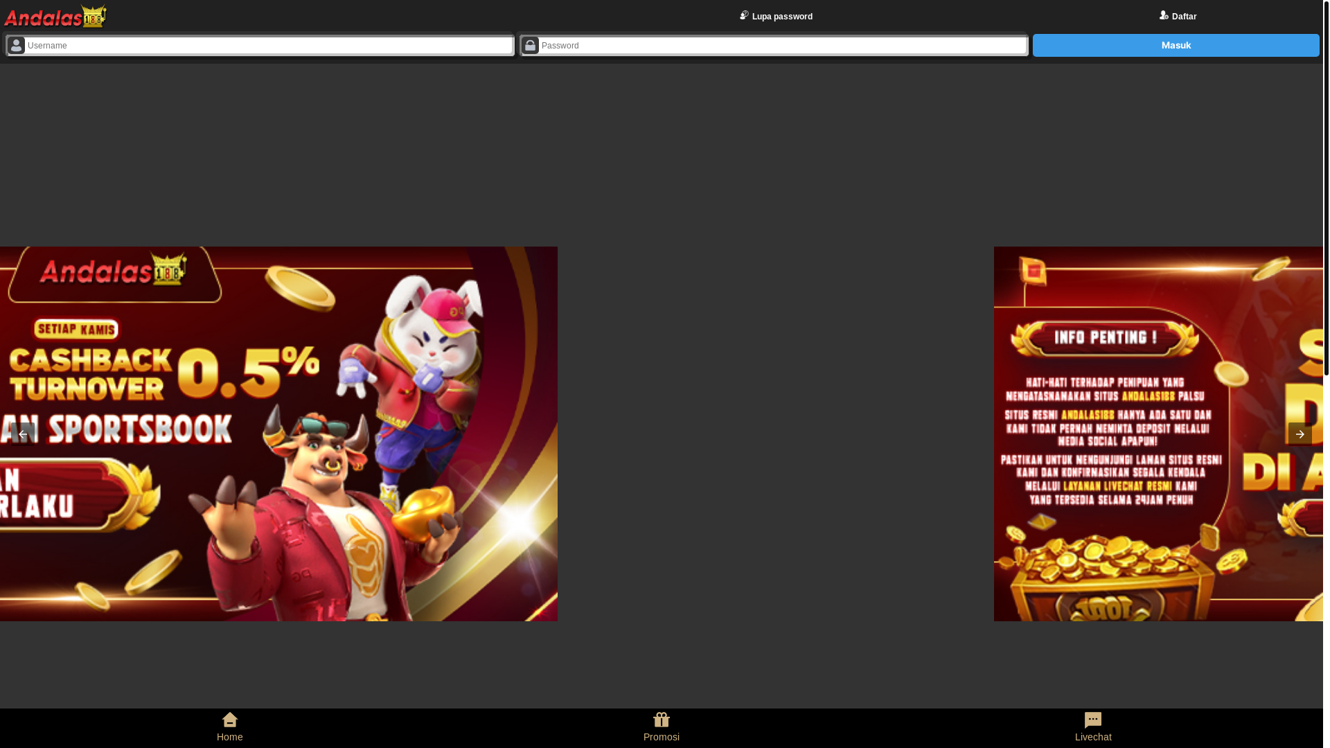 website screenshot of https://andalas188-amp.pages.dev/