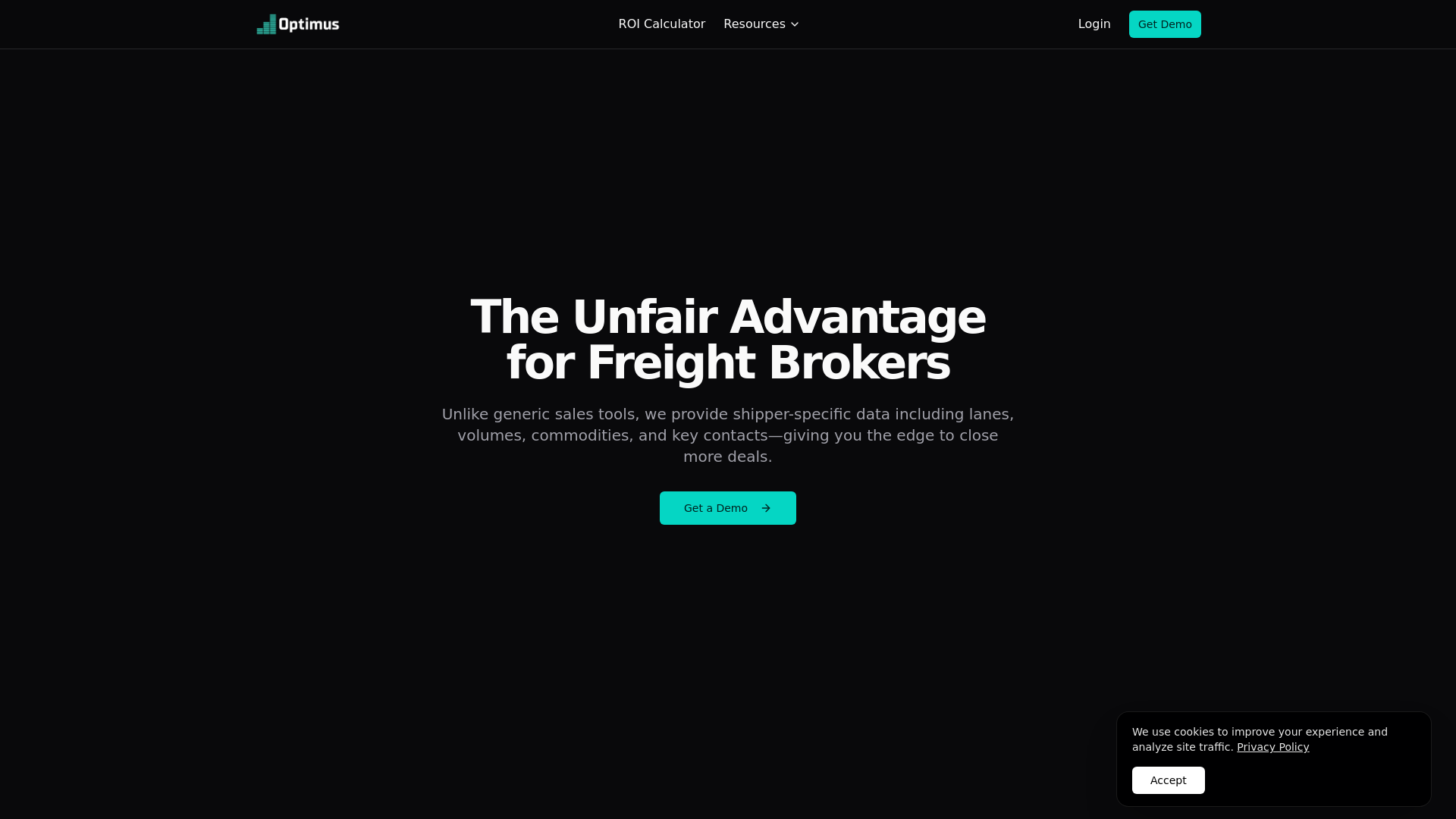 website screenshot of https://anyoptimus.com/