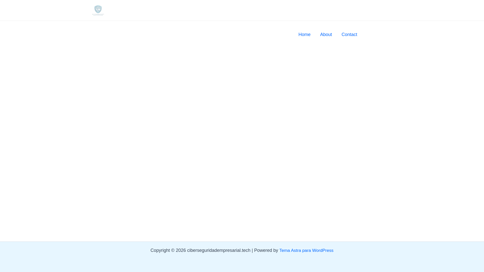 website screenshot of https://ciberseguridadempresarial.tech