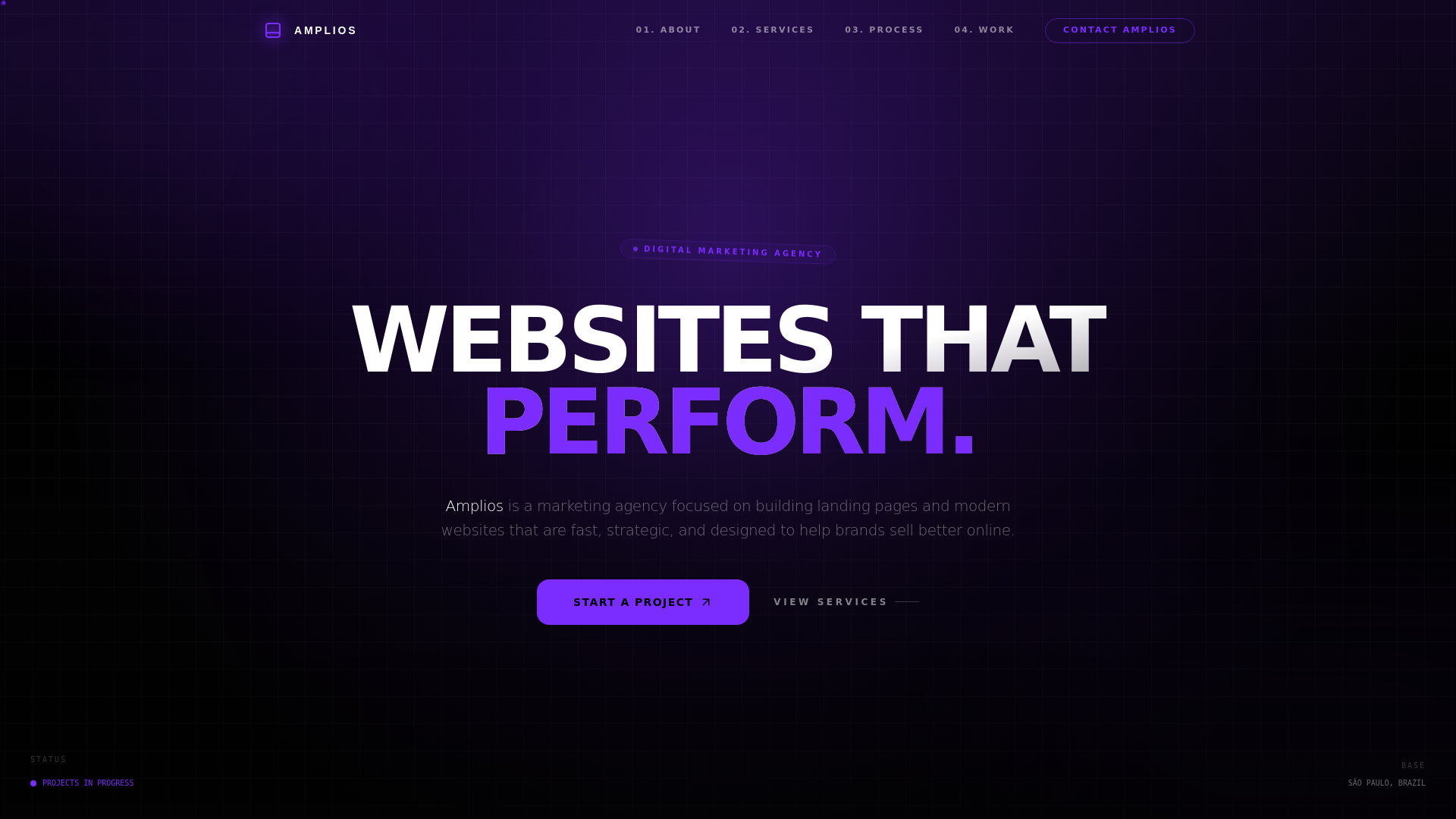 website screenshot of https://amplios.work/