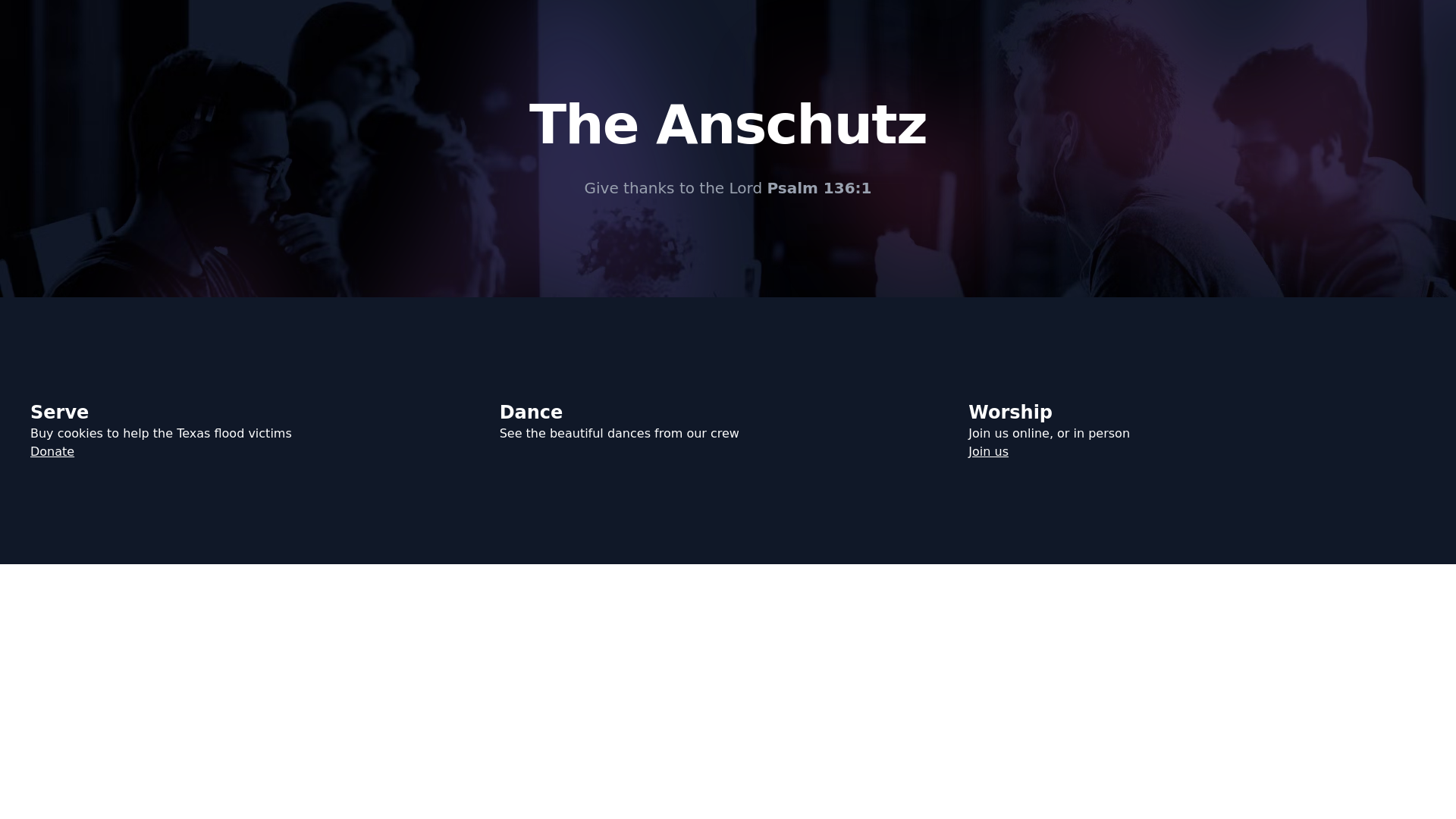 website screenshot of https://visit-anschutz-family.pages.dev/